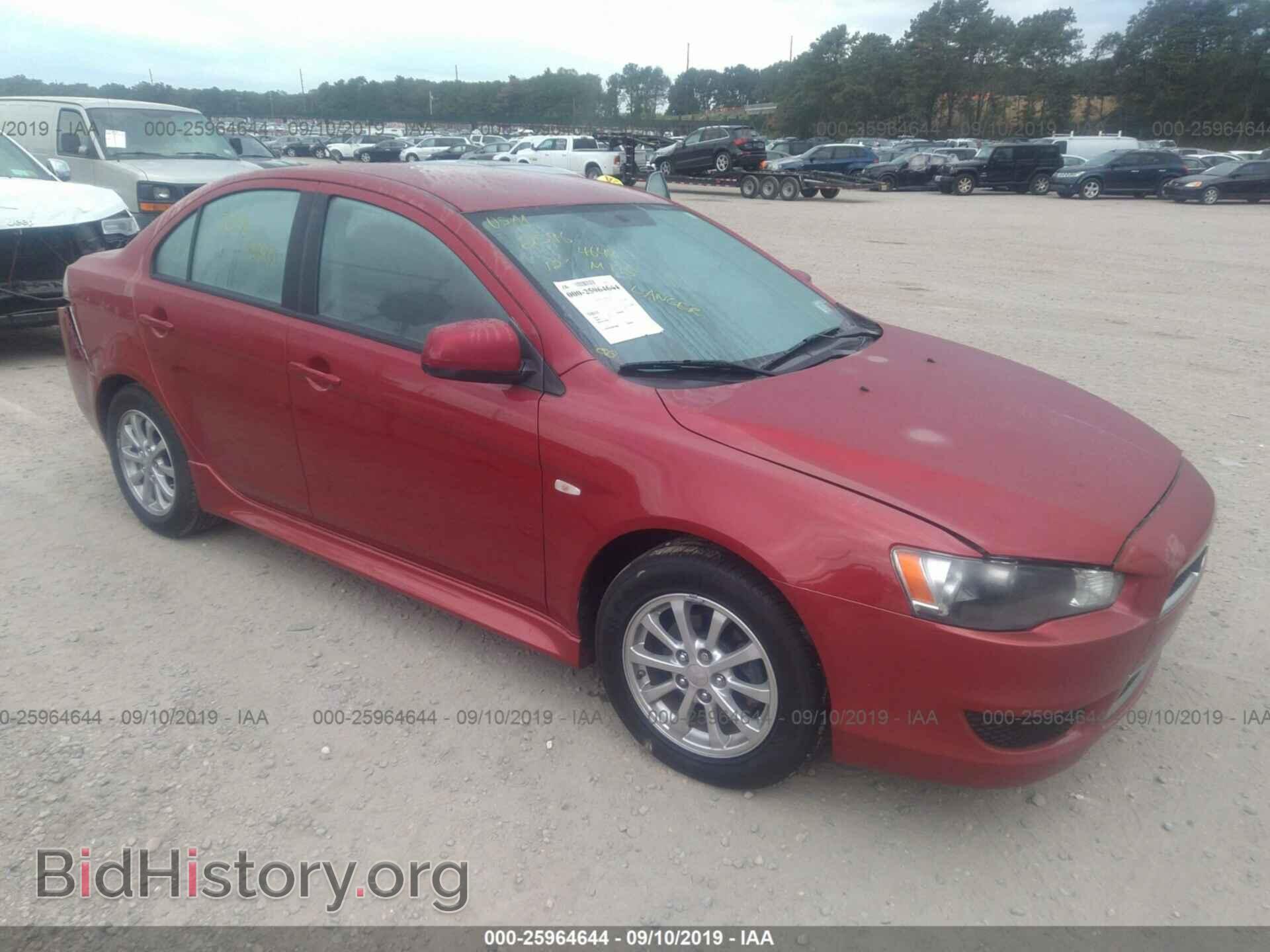 Photo JA32V2FW2CU013314 - MITSUBISHI LANCER 2012