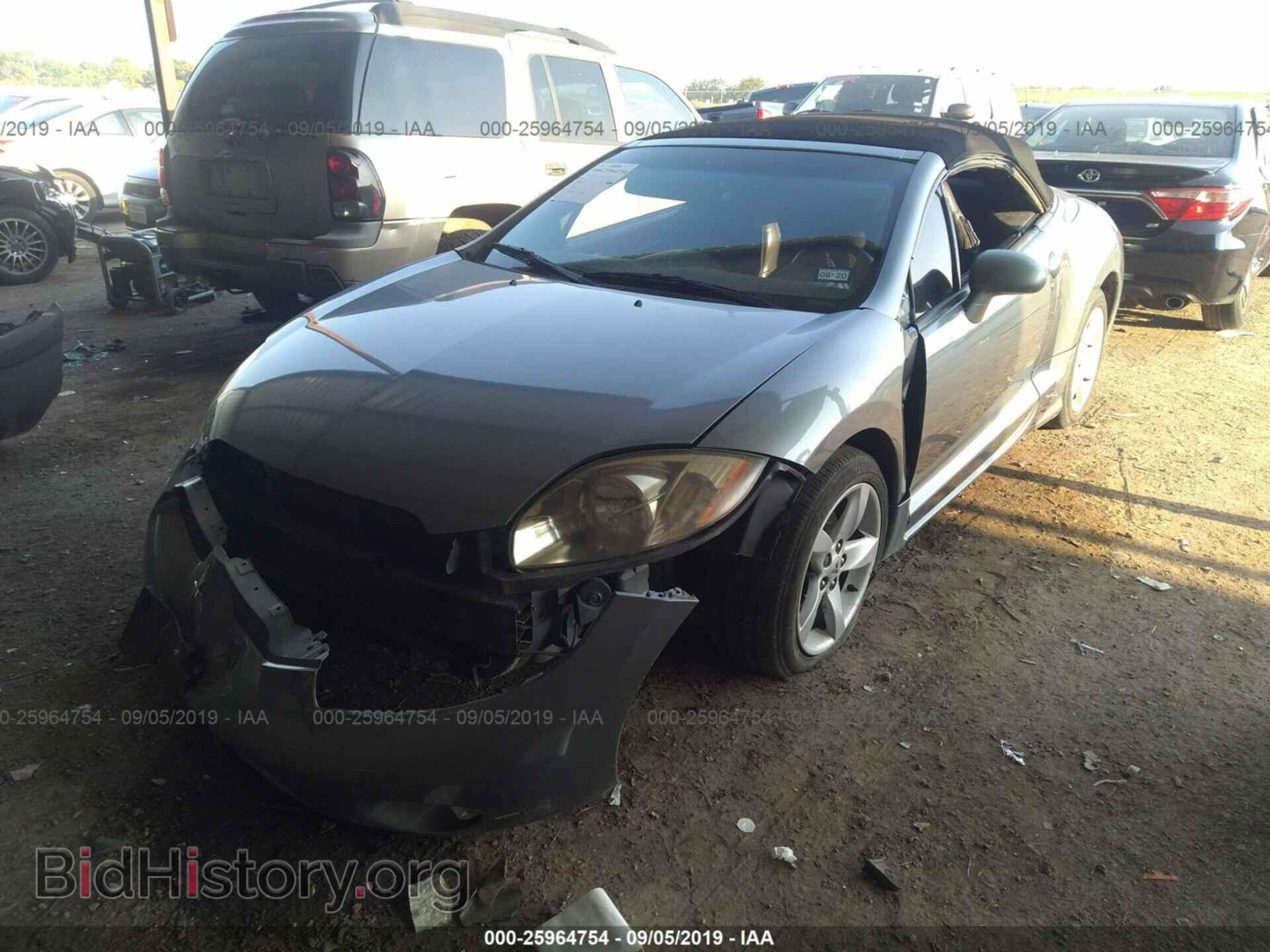 2007 MITSUBISHI ECLIPSE - VIN: 4A3AL25F97E021220 - Фото 2