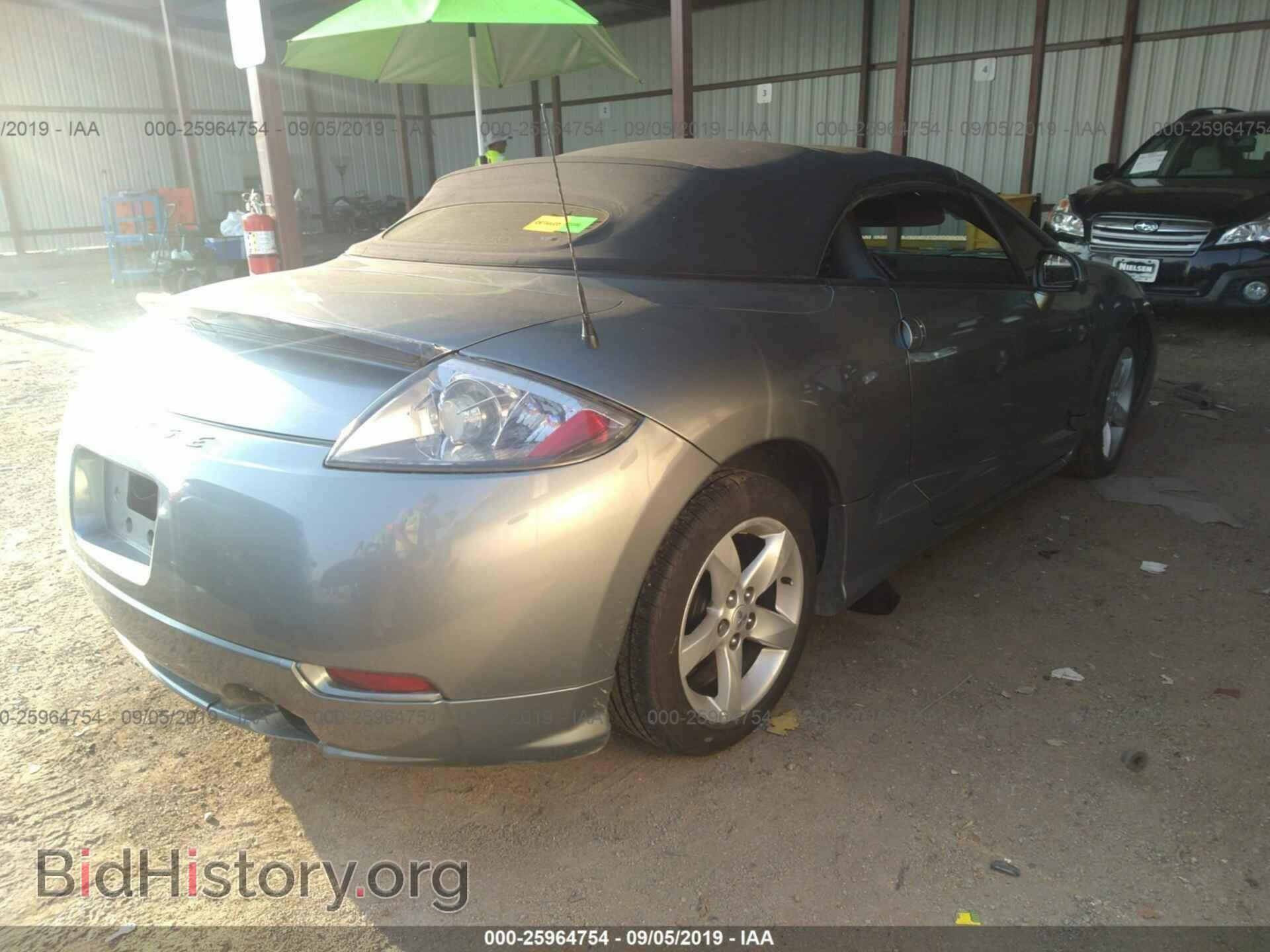 2007 MITSUBISHI ECLIPSE - VIN: 4A3AL25F97E021220 - Фото 4