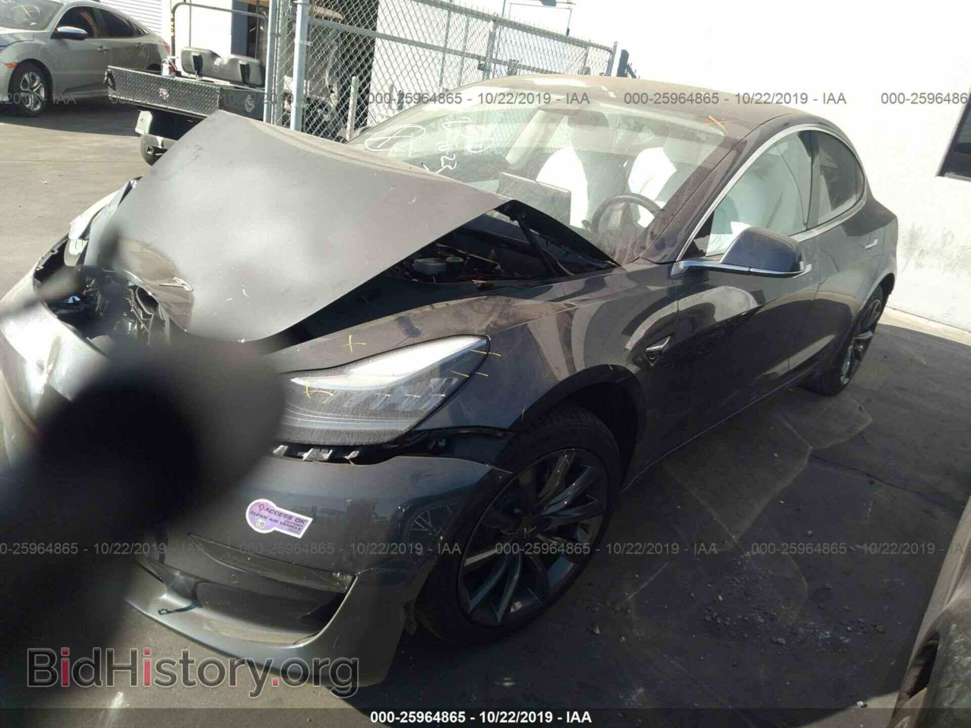 2019 TESLA MODEL 3 - VIN: 5YJ3E1EAXKF302163 - Photo 2