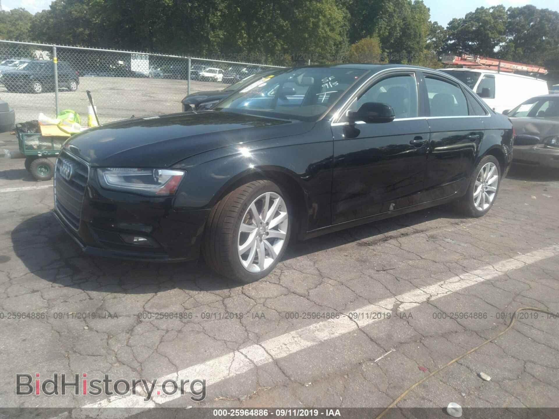 2013 AUDI A4 - VIN: WAUBFAFL3DN033868 - Фото 2