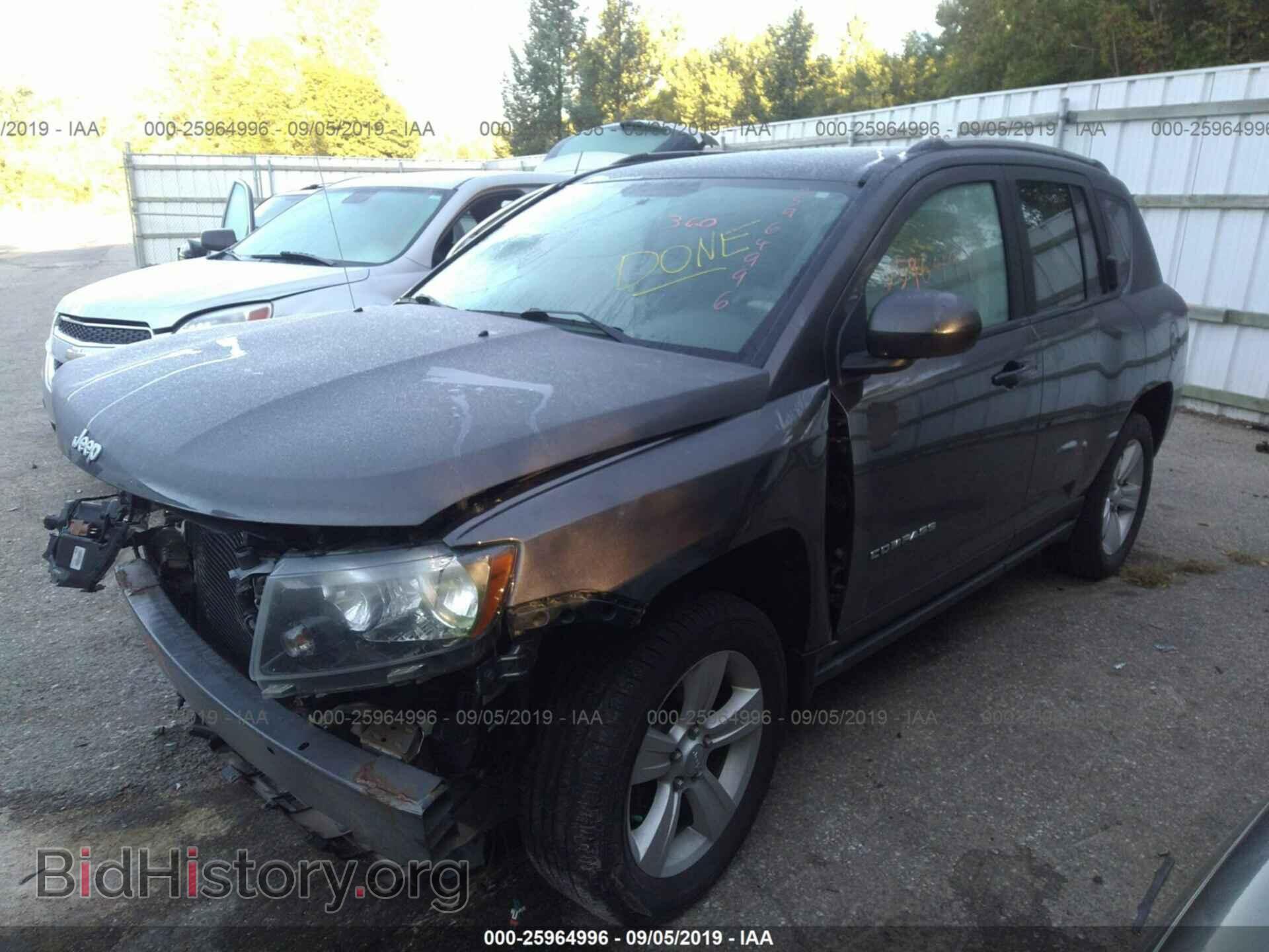 2015 JEEP COMPASS - VIN: 1C4NJDEB0FD357815 - Фото 2