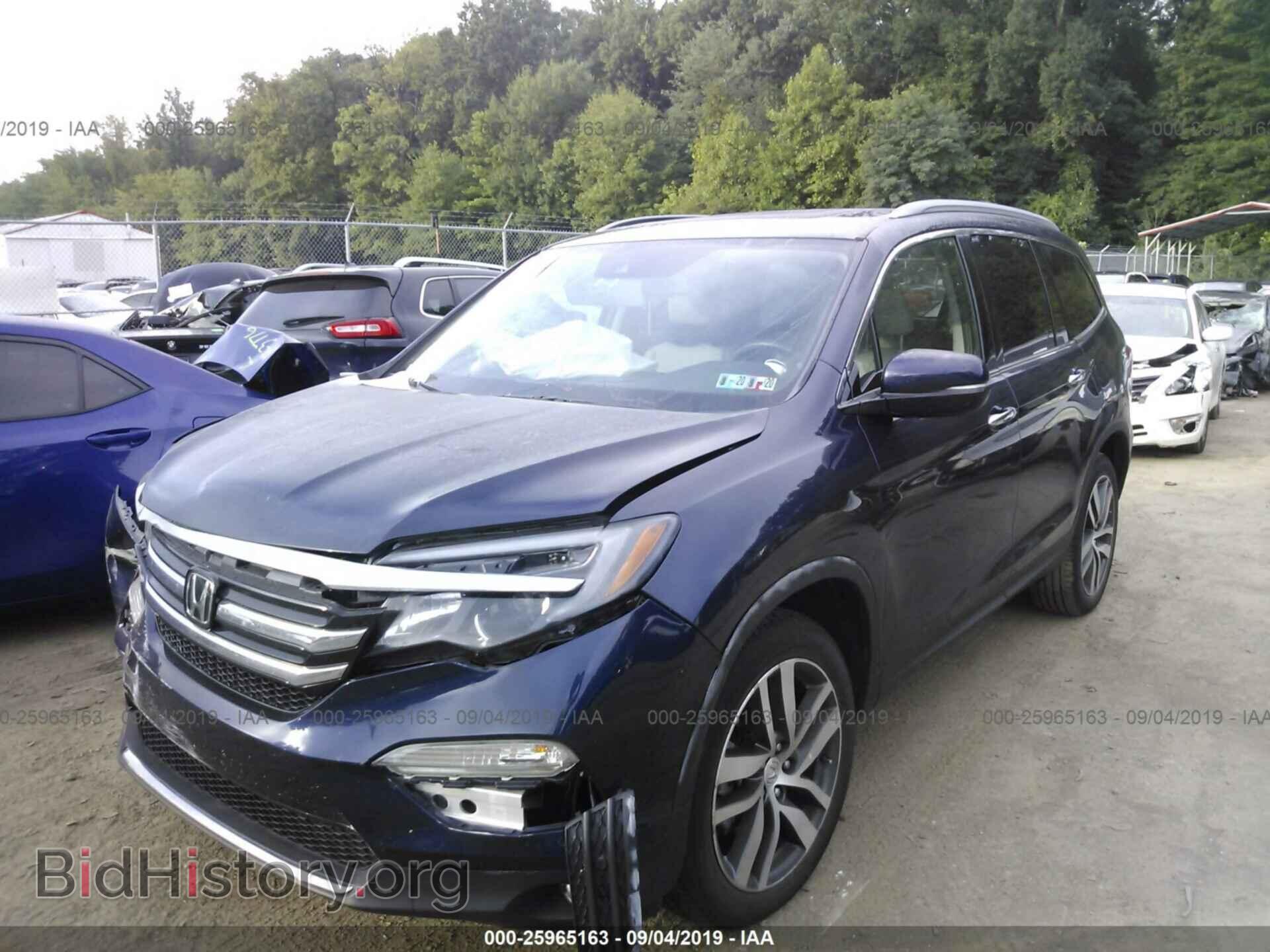 2016 HONDA PILOT - VIN: 5FNYF6H94GB016673 - Фото 2