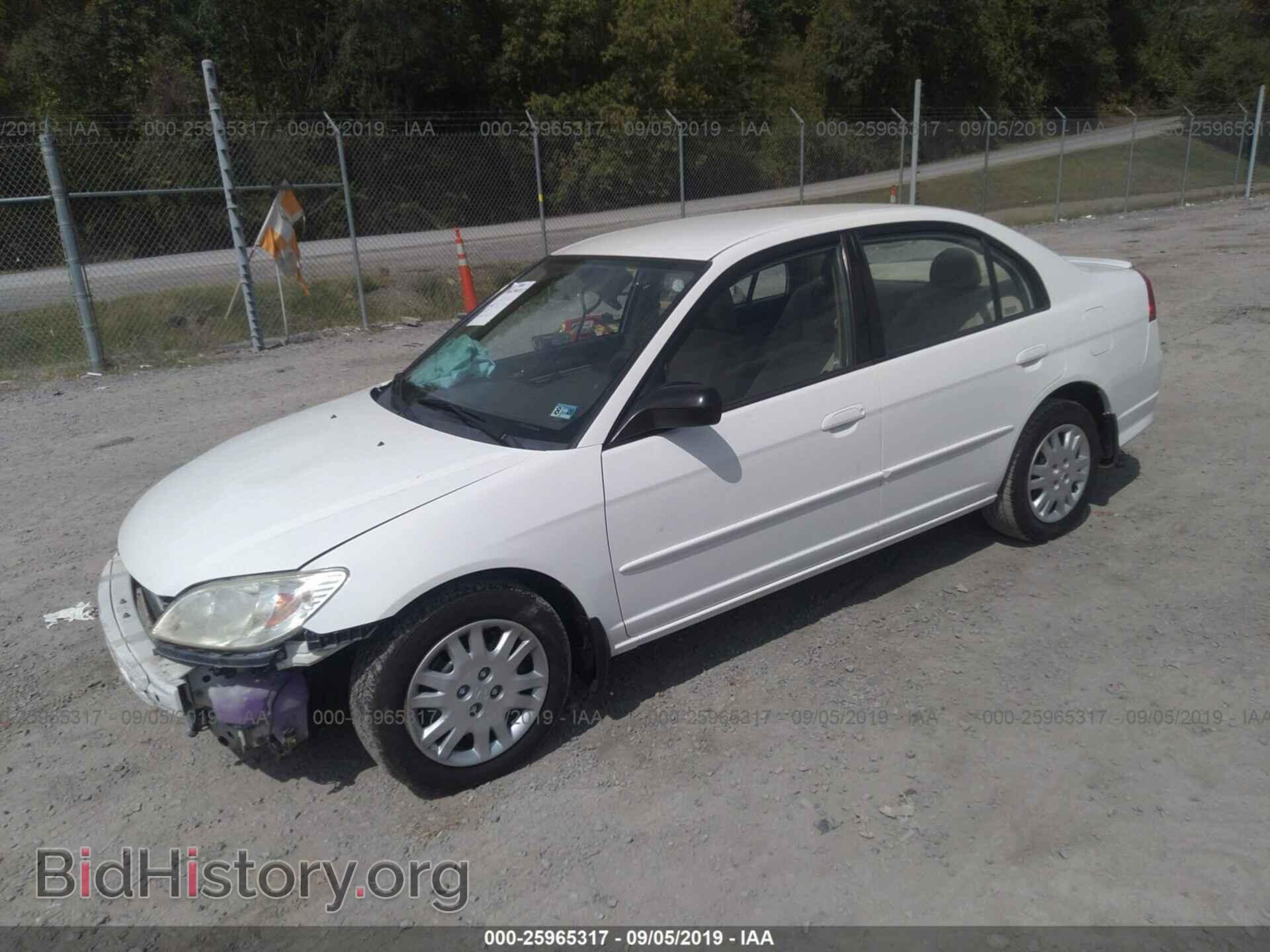 2005 HONDA CIVIC - VIN: JHMES16565S002662 - Фото 2