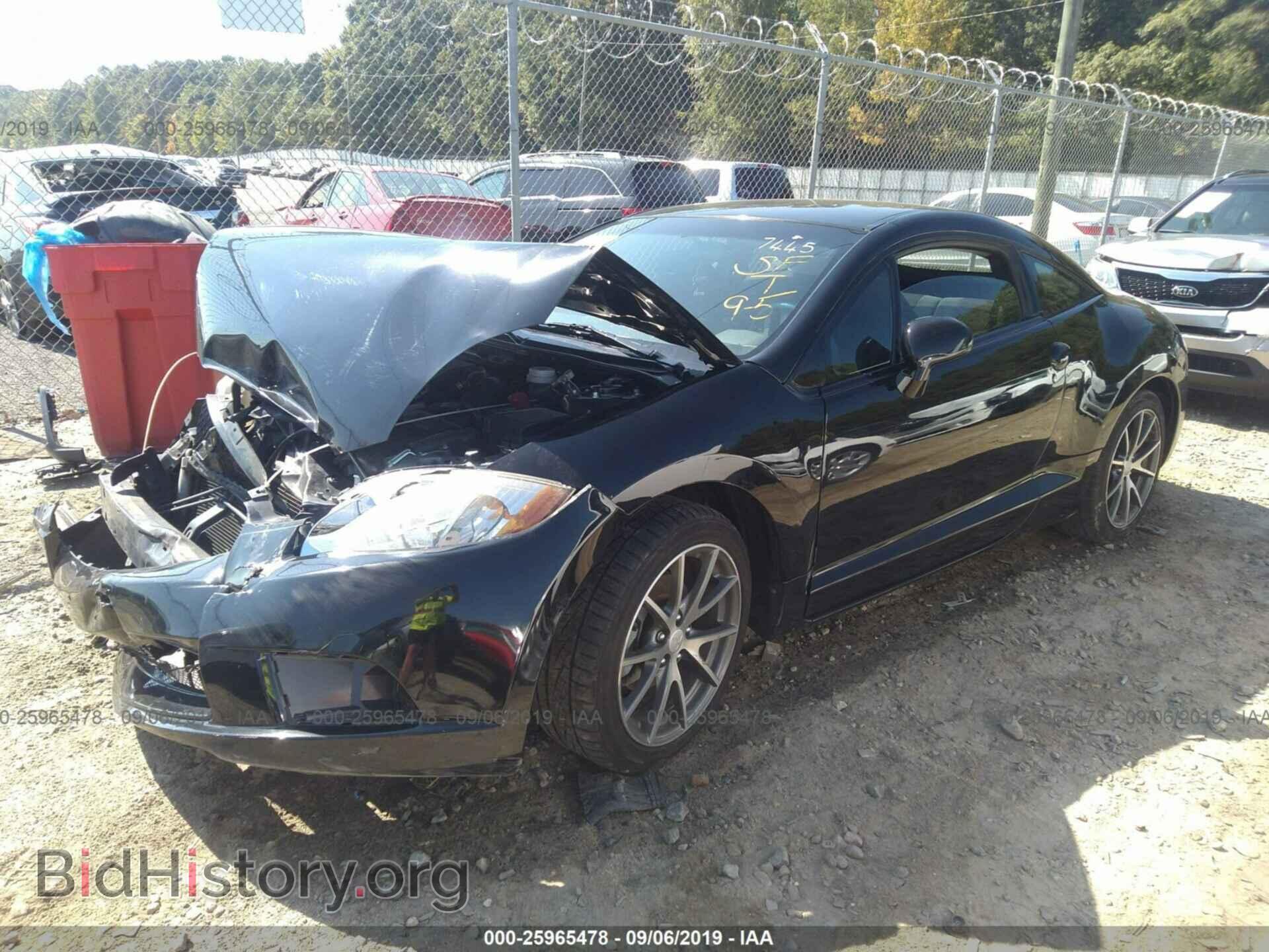 2012 MITSUBISHI ECLIPSE - VIN: 4A31K5DF7CE007445 - Фото 2