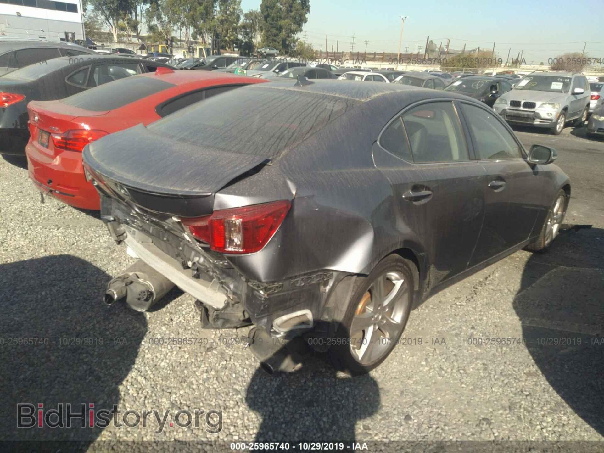 2012 LEXUS IS - VIN: JTHBF5C2XC5184645 - Фото 2