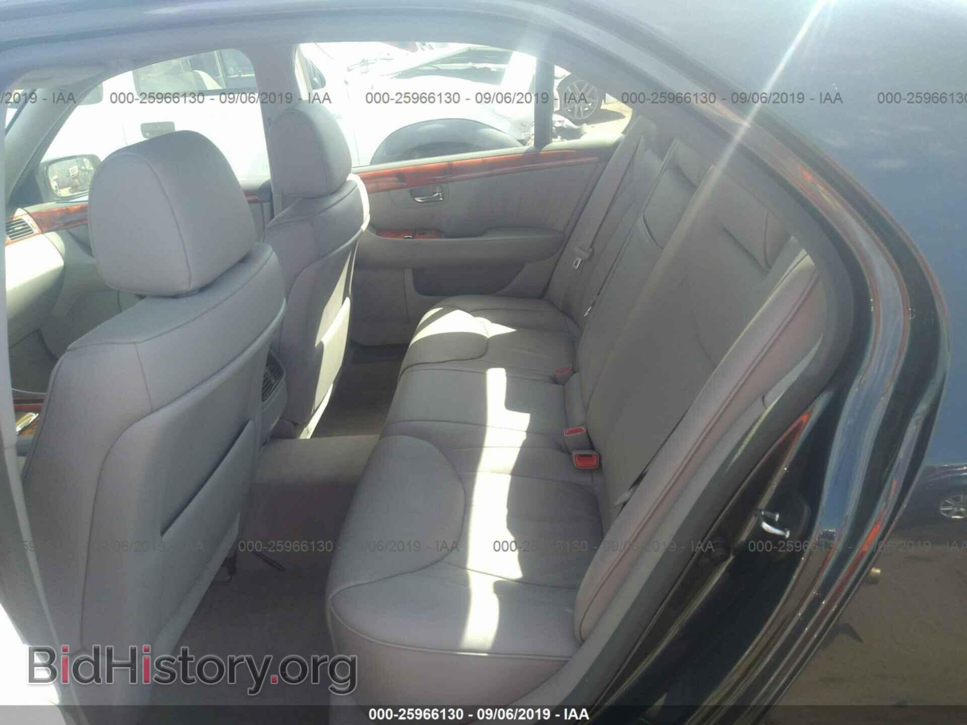2006 LEXUS LS - VIN: JTHBN36FX65042435 - Фото 8