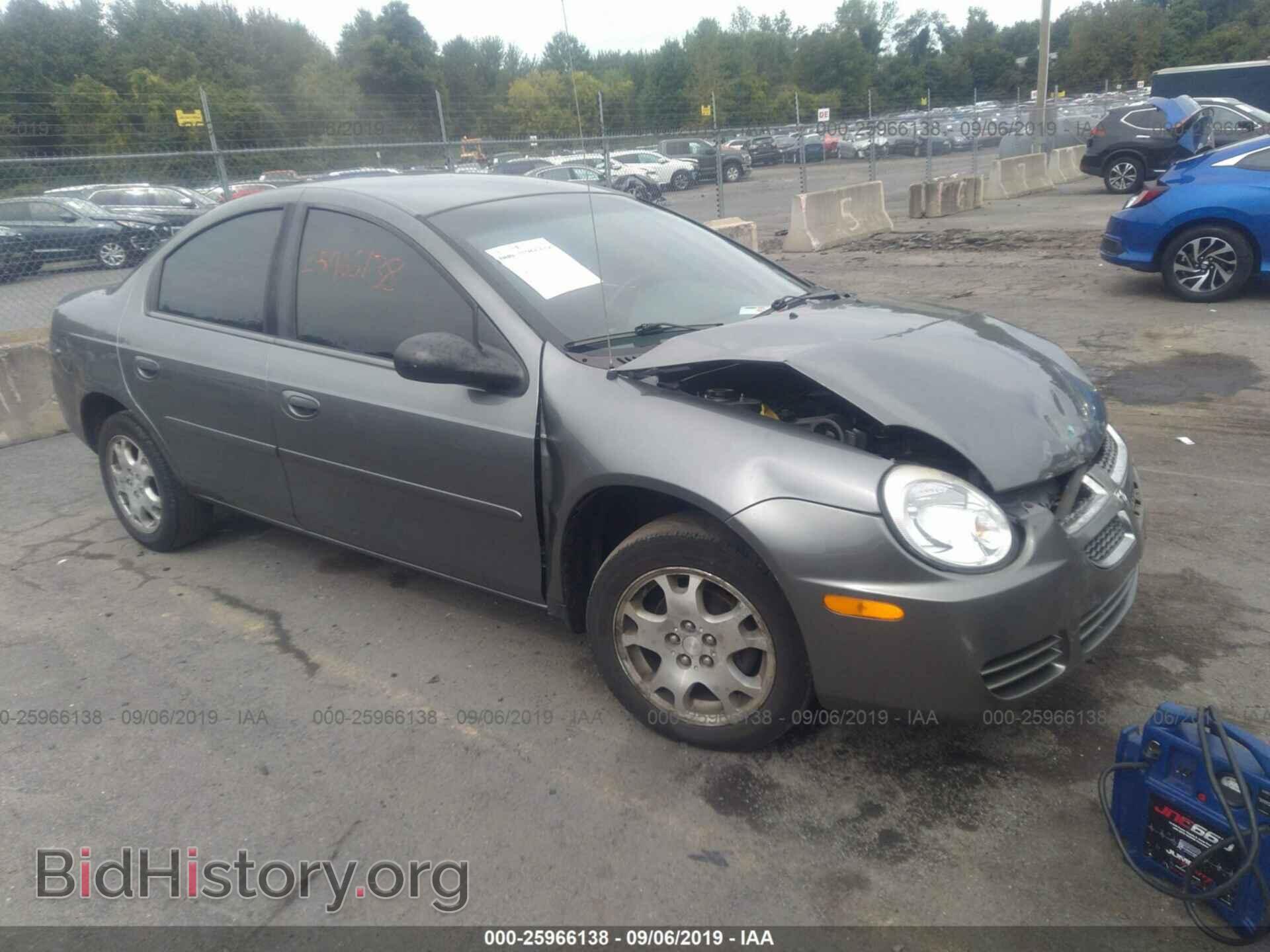Photo 1B3ES56C45D176419 - DODGE NEON 2005