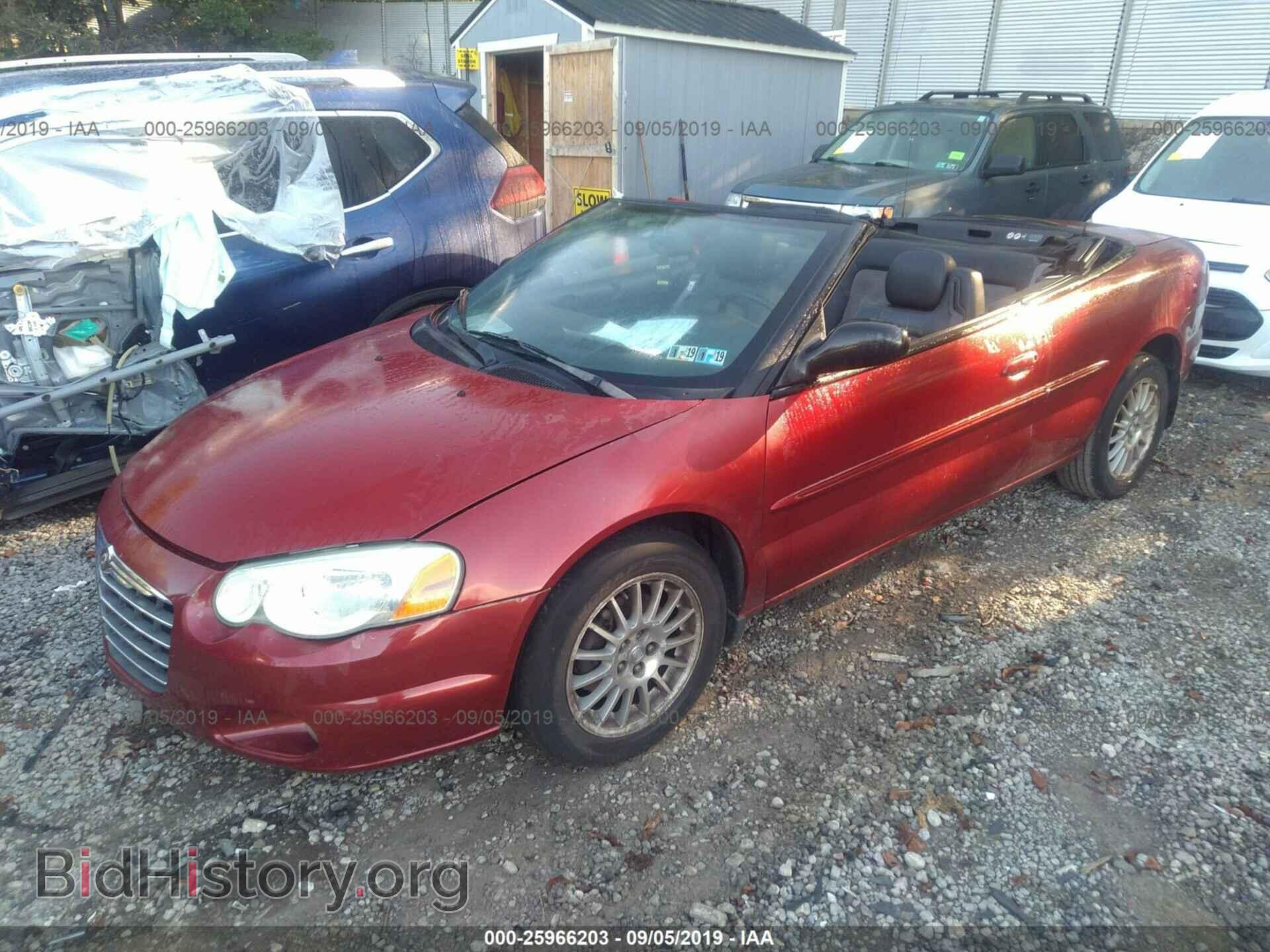 2004 CHRYSLER SEBRING - VIN: 1C3EL55R34N353153 - Фото 2