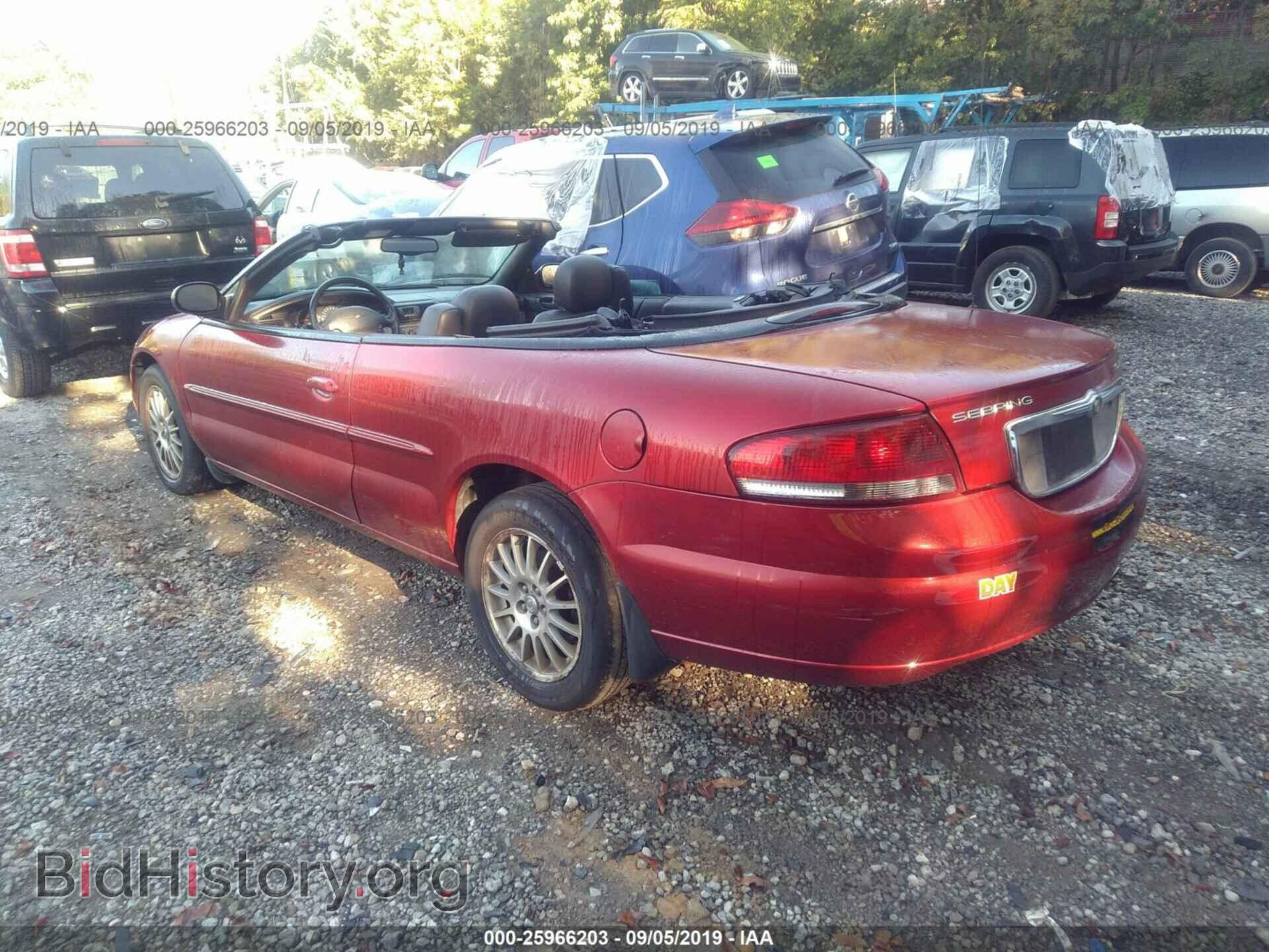 2004 CHRYSLER SEBRING - VIN: 1C3EL55R34N353153 - Фото 3