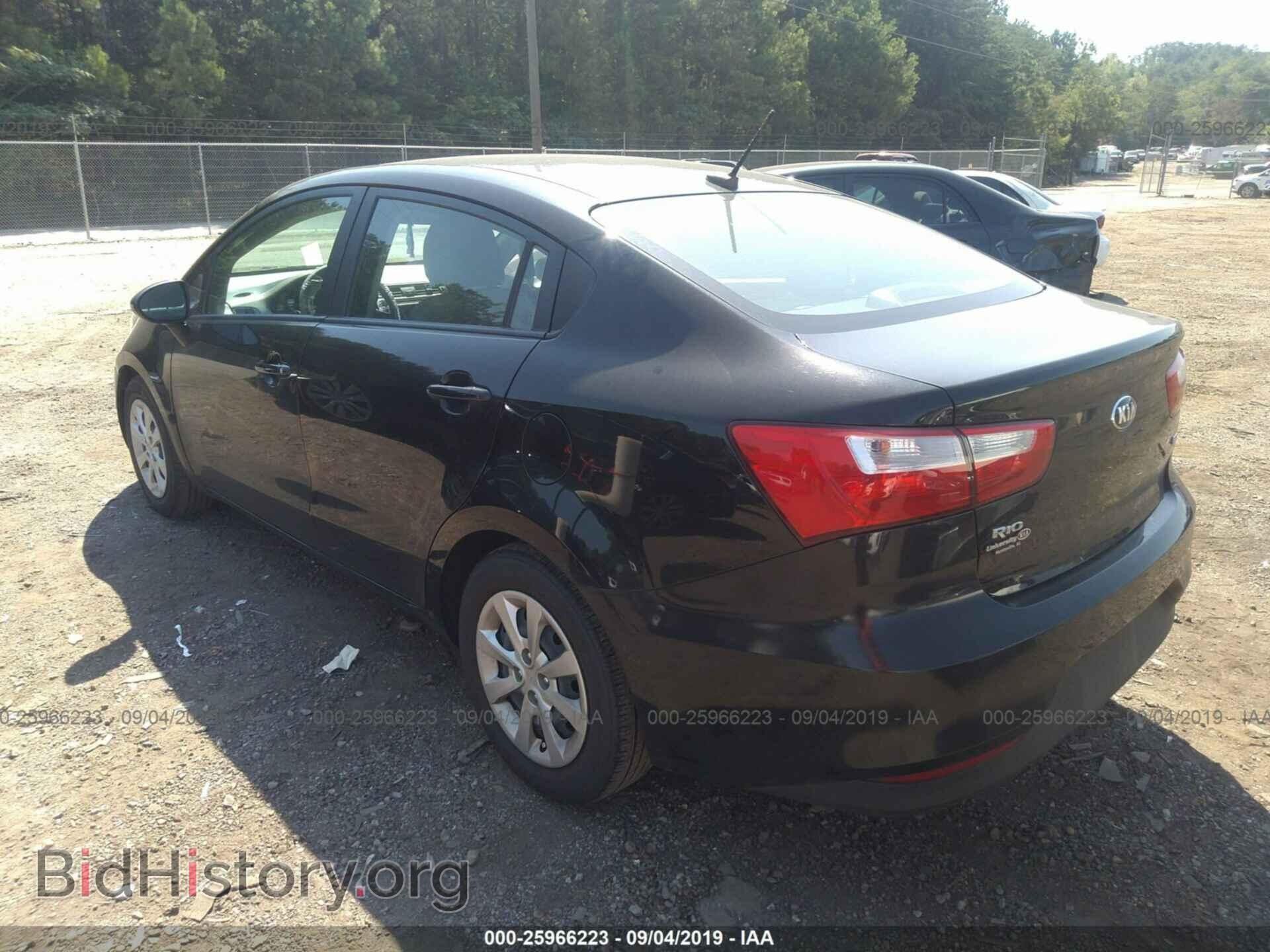 2016 KIA RIO - VIN: KNADM4A36G6541774 - Фото 3