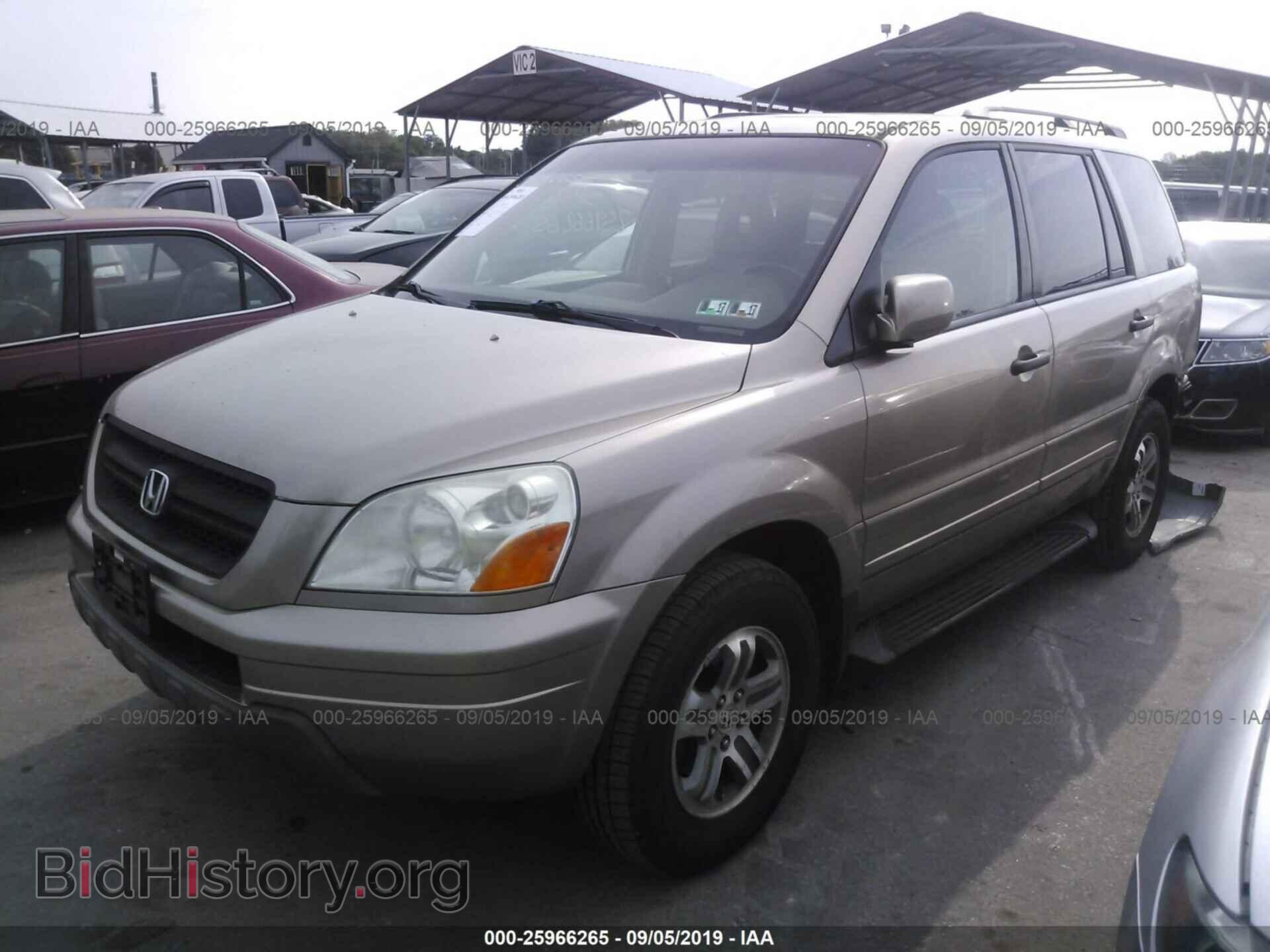 2005 HONDA PILOT - VIN: 5FNYF18595B055689 - Фото 2