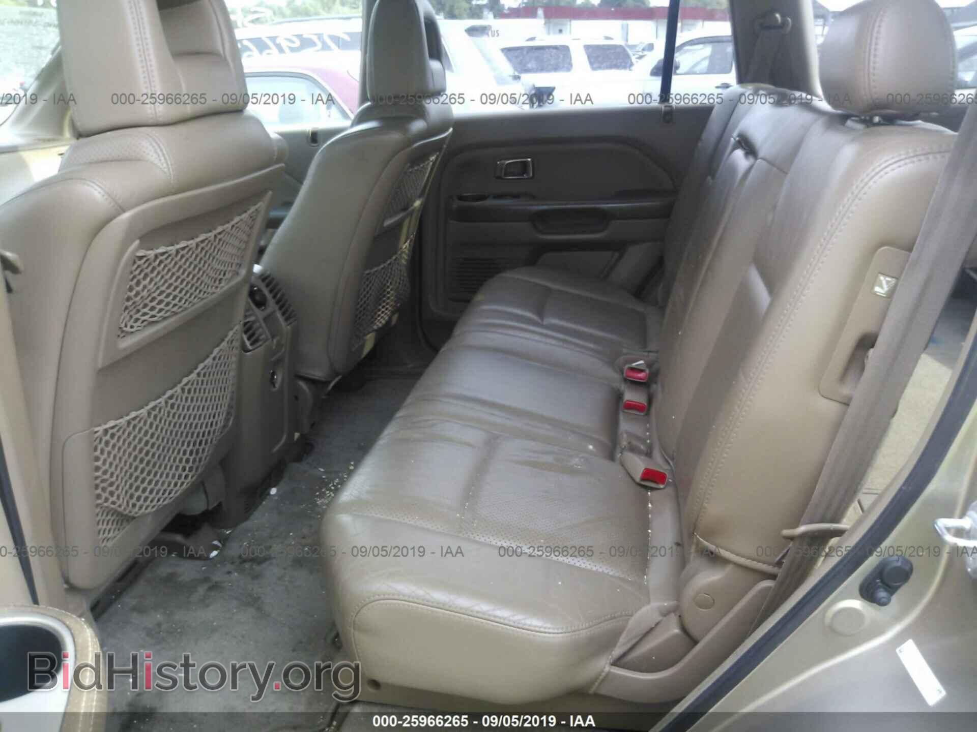 2005 HONDA PILOT - VIN: 5FNYF18595B055689 - Фото 8