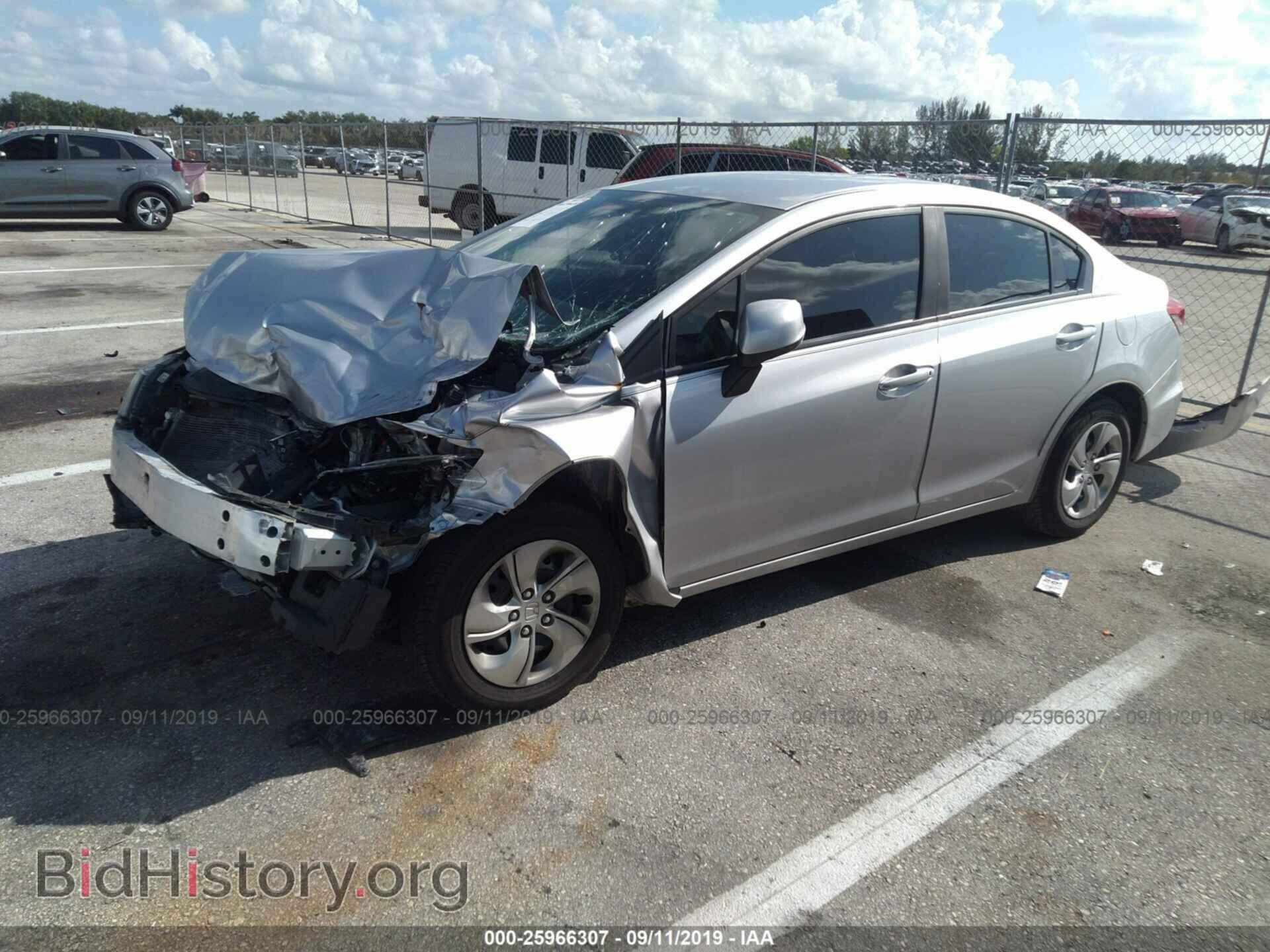 2013 HONDA CIVIC - VIN: 19XFB2F52DE083446 - Фото 2