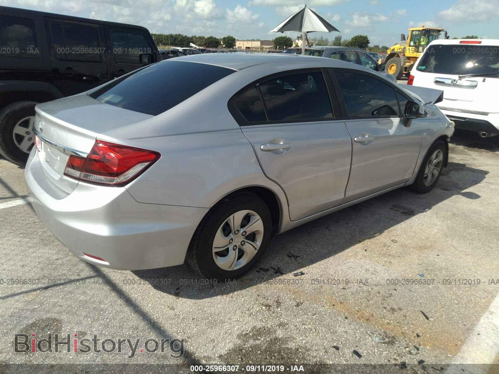 2013 HONDA CIVIC - VIN: 19XFB2F52DE083446 - Фото 4