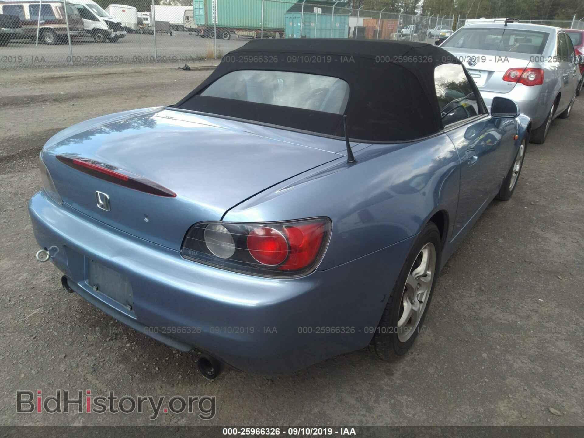 2002 HONDA S2000 - VIN: JHMAP11422T003330 - Фото 4