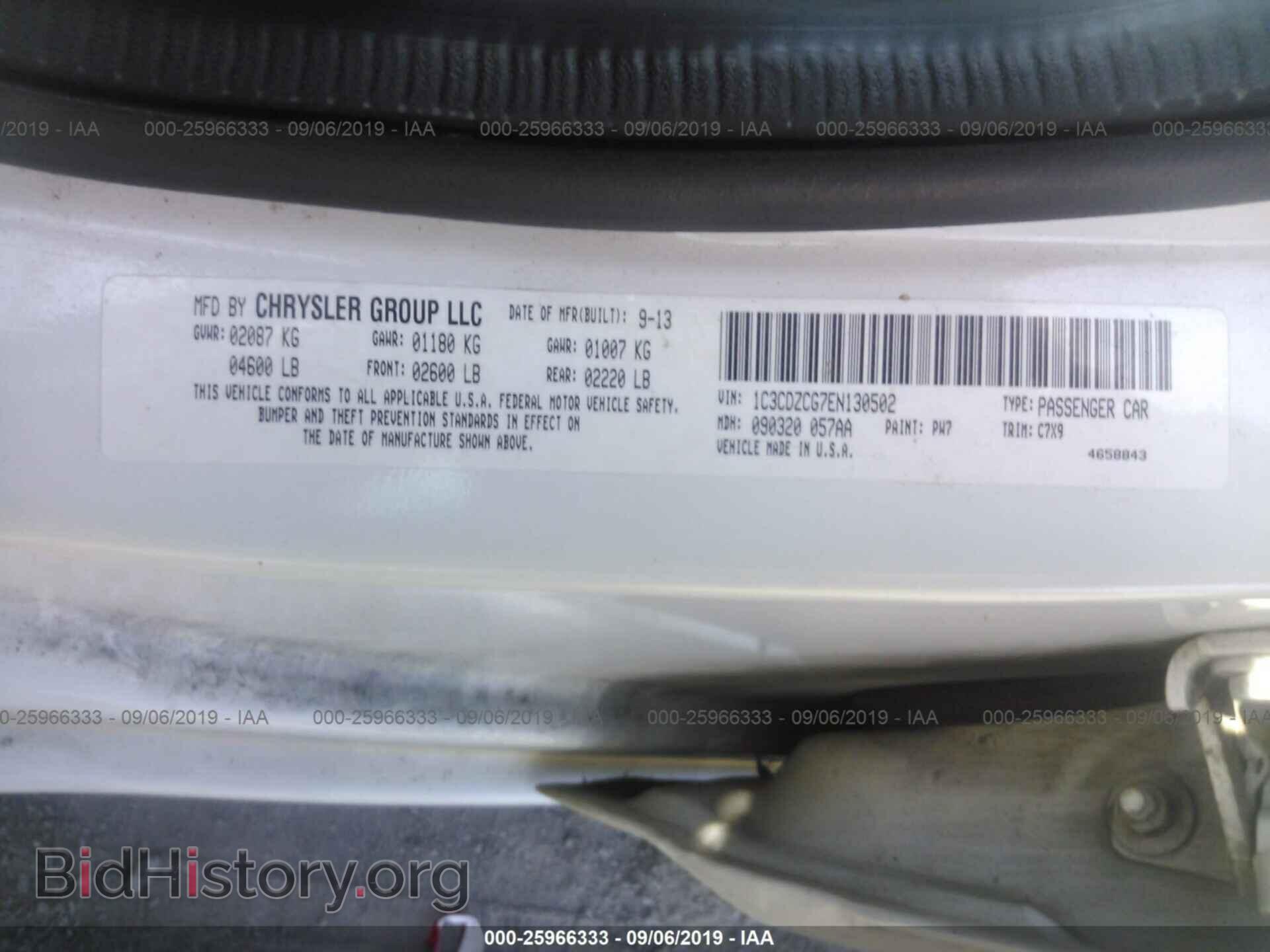 2014 DODGE AVENGER - VIN: 1C3CDZCG7EN130502 - Photo 9