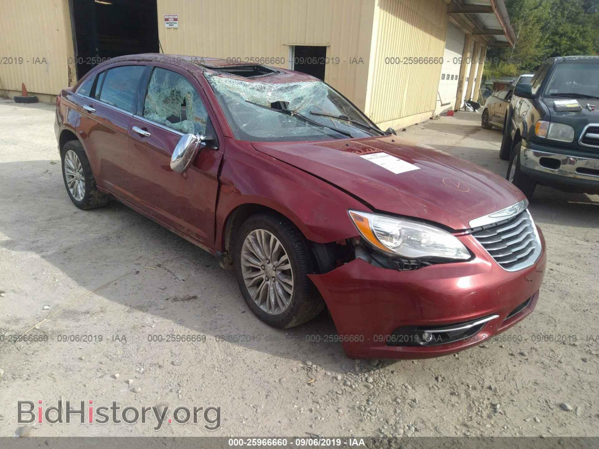 Photo 1C3CCBCB0CN308018 - CHRYSLER 200 2012