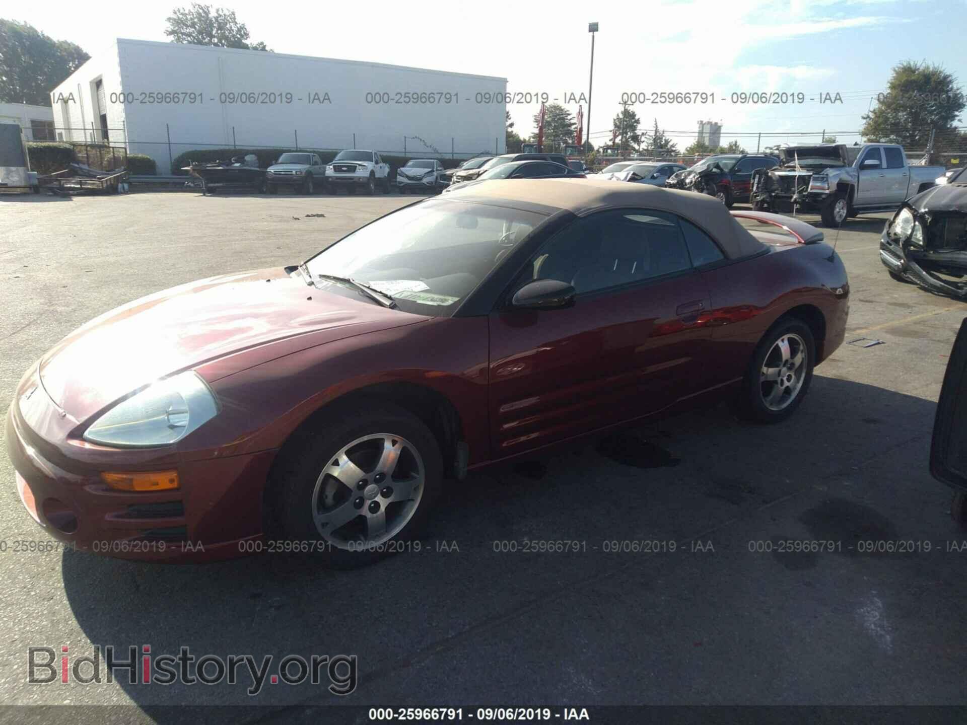 2004 MITSUBISHI ECLIPSE - VIN: 4A3AE45G24E129754 - Фото 2