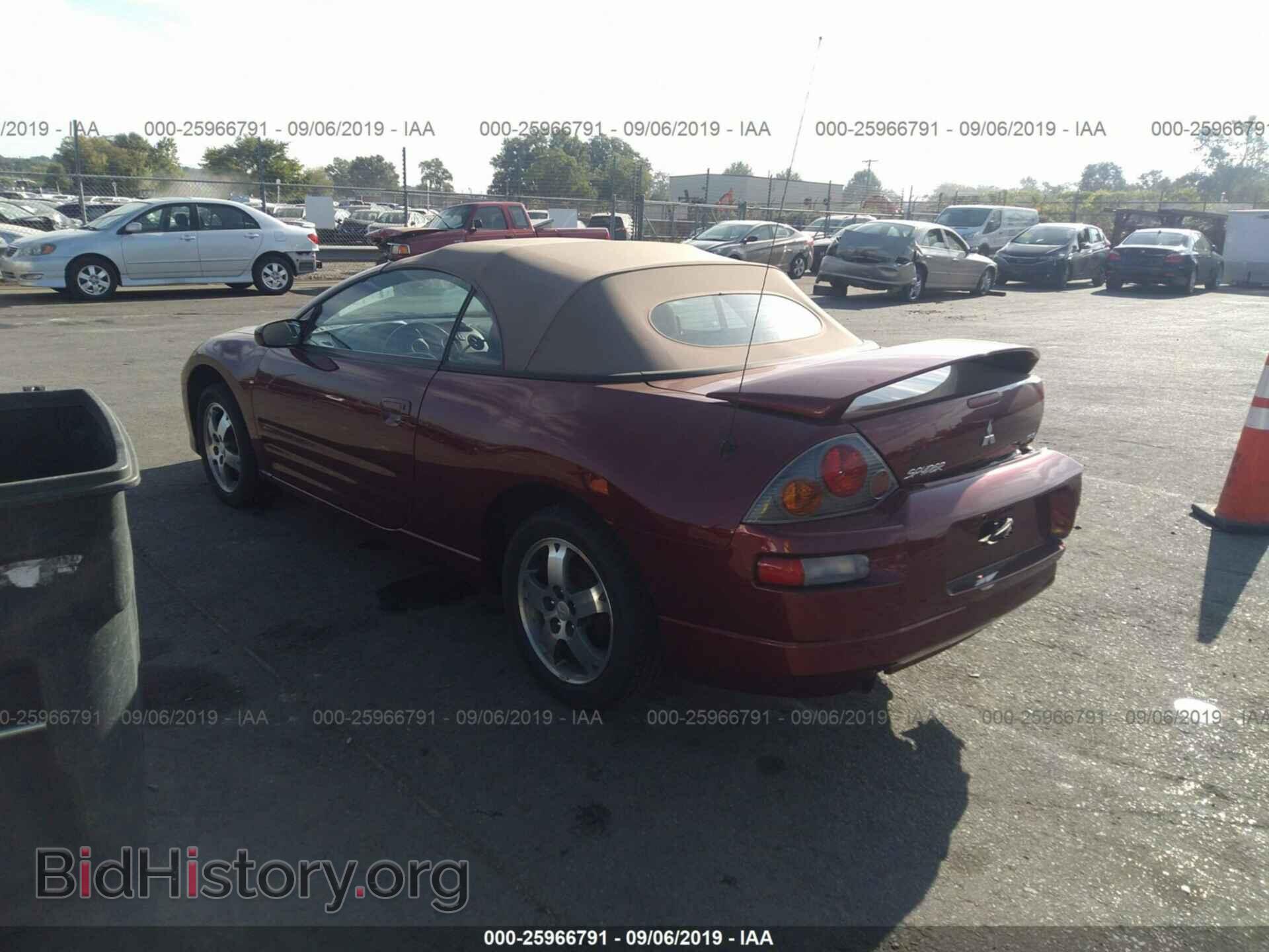 2004 MITSUBISHI ECLIPSE - VIN: 4A3AE45G24E129754 - Фото 3