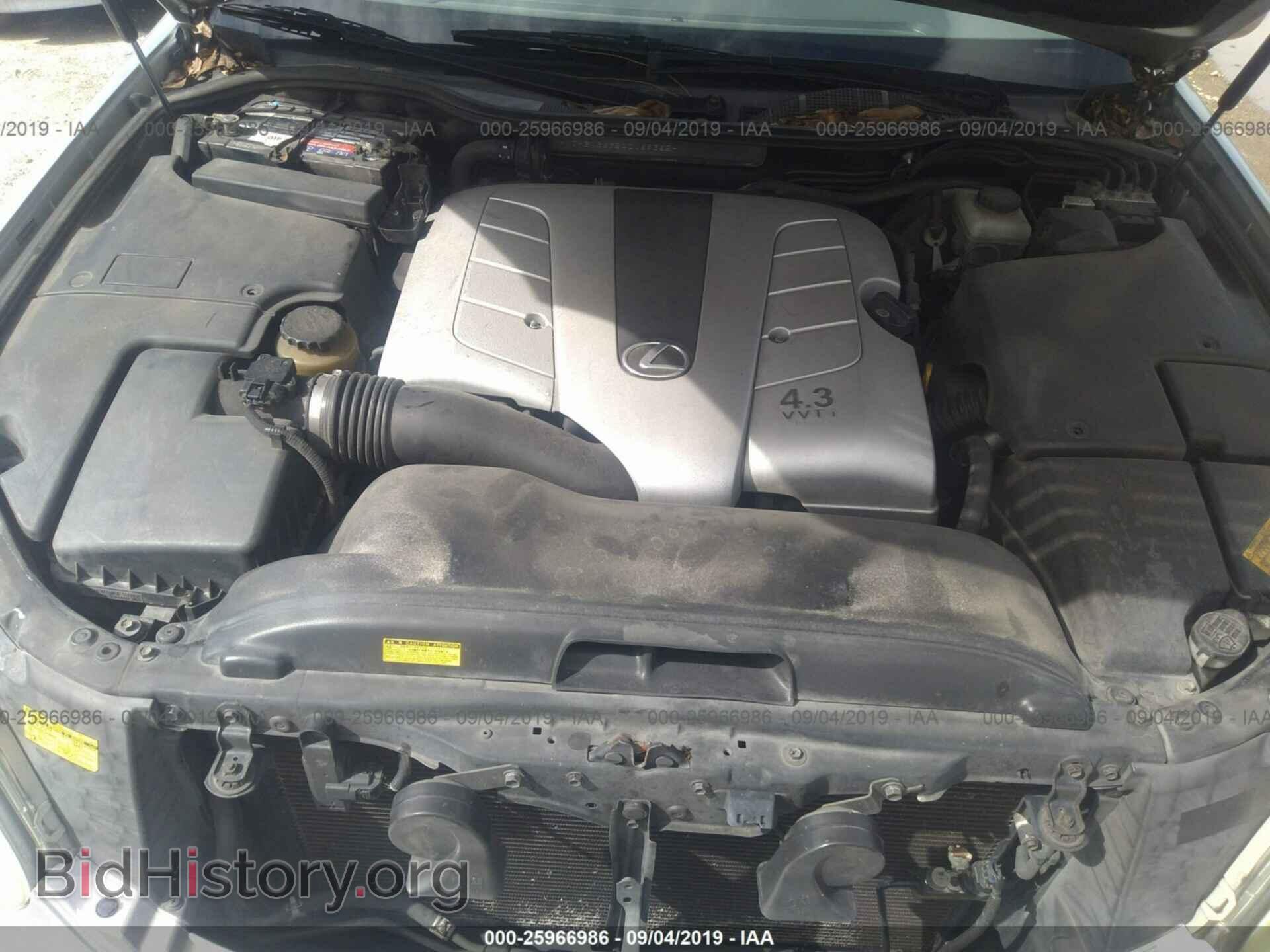 2004 LEXUS LS - VIN: JTHBN36F540169362 - Фото 10
