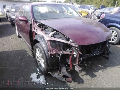 2008 Lexus LS 460, бордовый — VIN JTHBL46FX85081380, IAAI