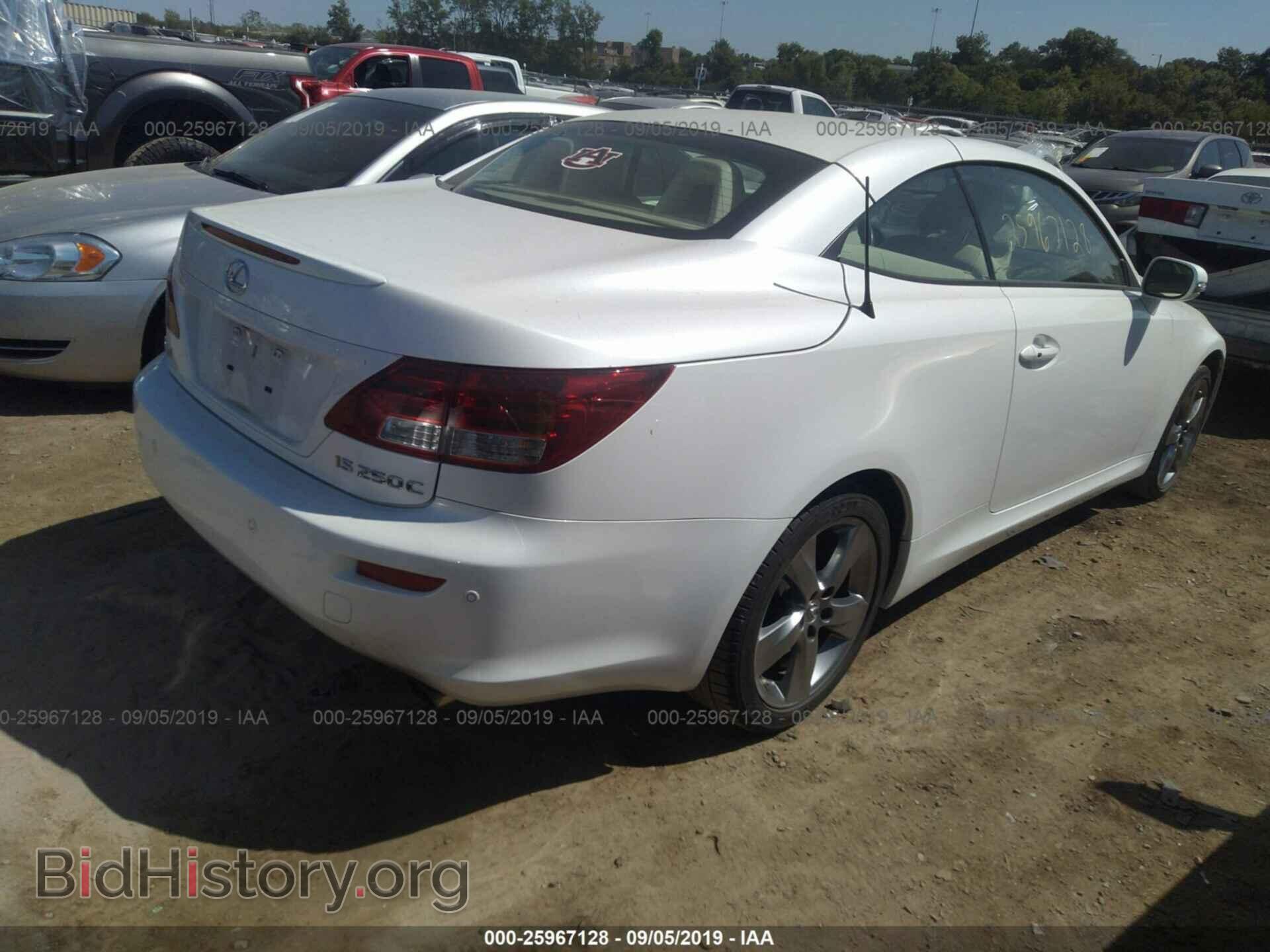 2010 LEXUS IS - VIN: JTHFF2C21A2513165 - Фото 4