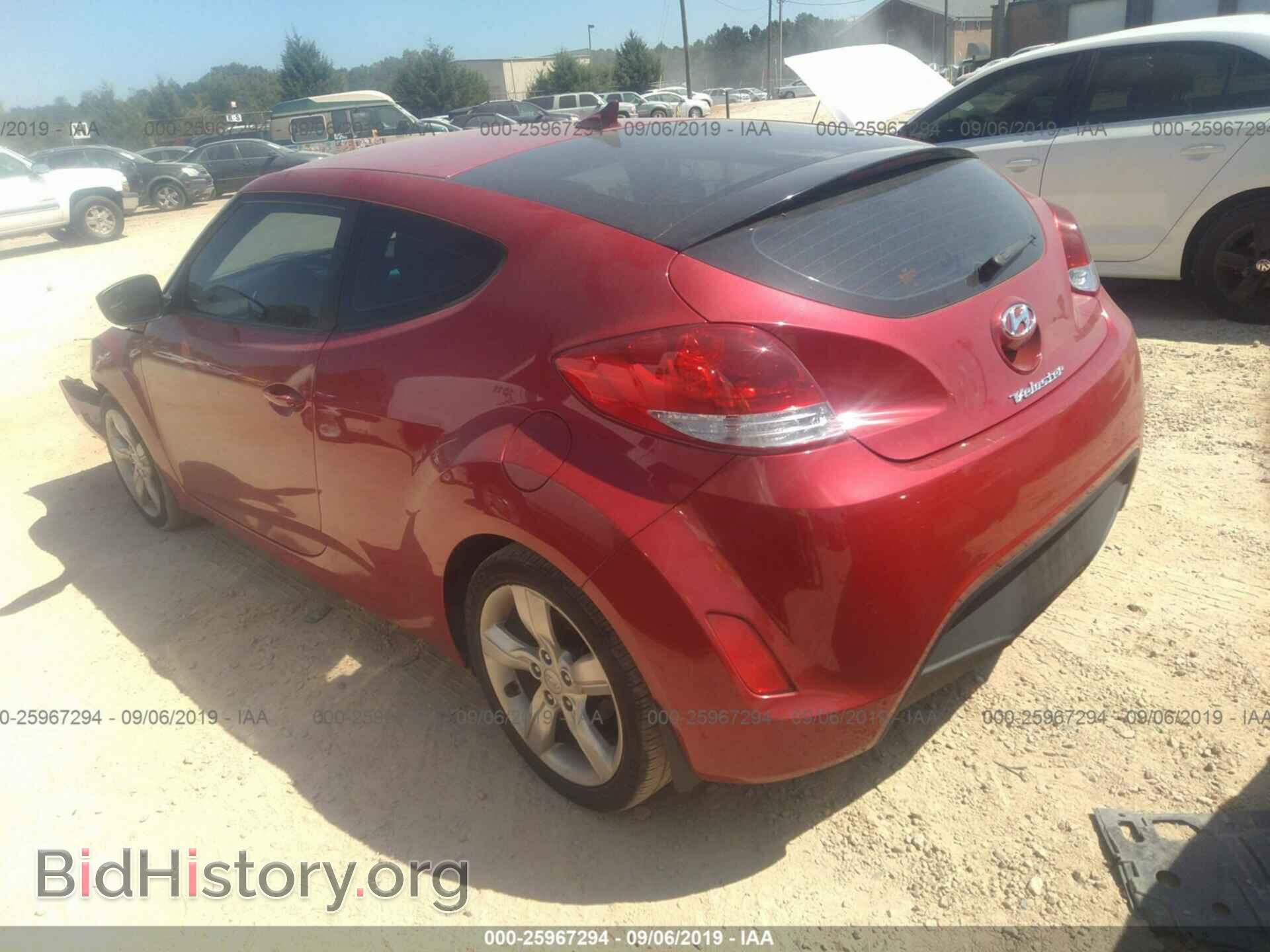 2014 HYUNDAI VELOSTER - VIN: KMHTC6AD3EU215540 - Фото 3