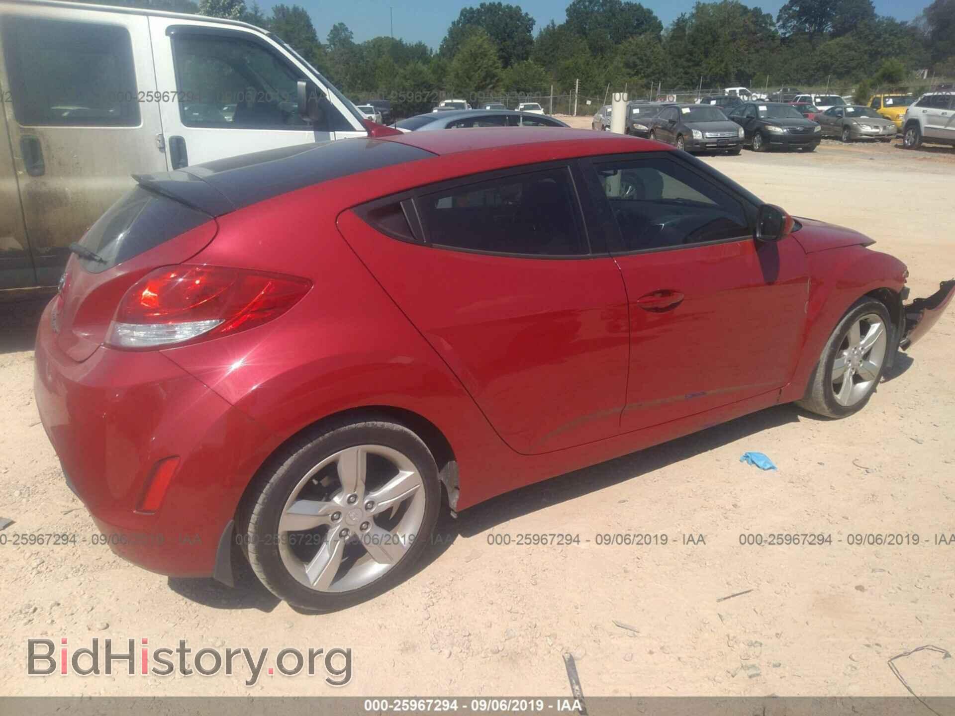 2014 HYUNDAI VELOSTER - VIN: KMHTC6AD3EU215540 - Фото 4