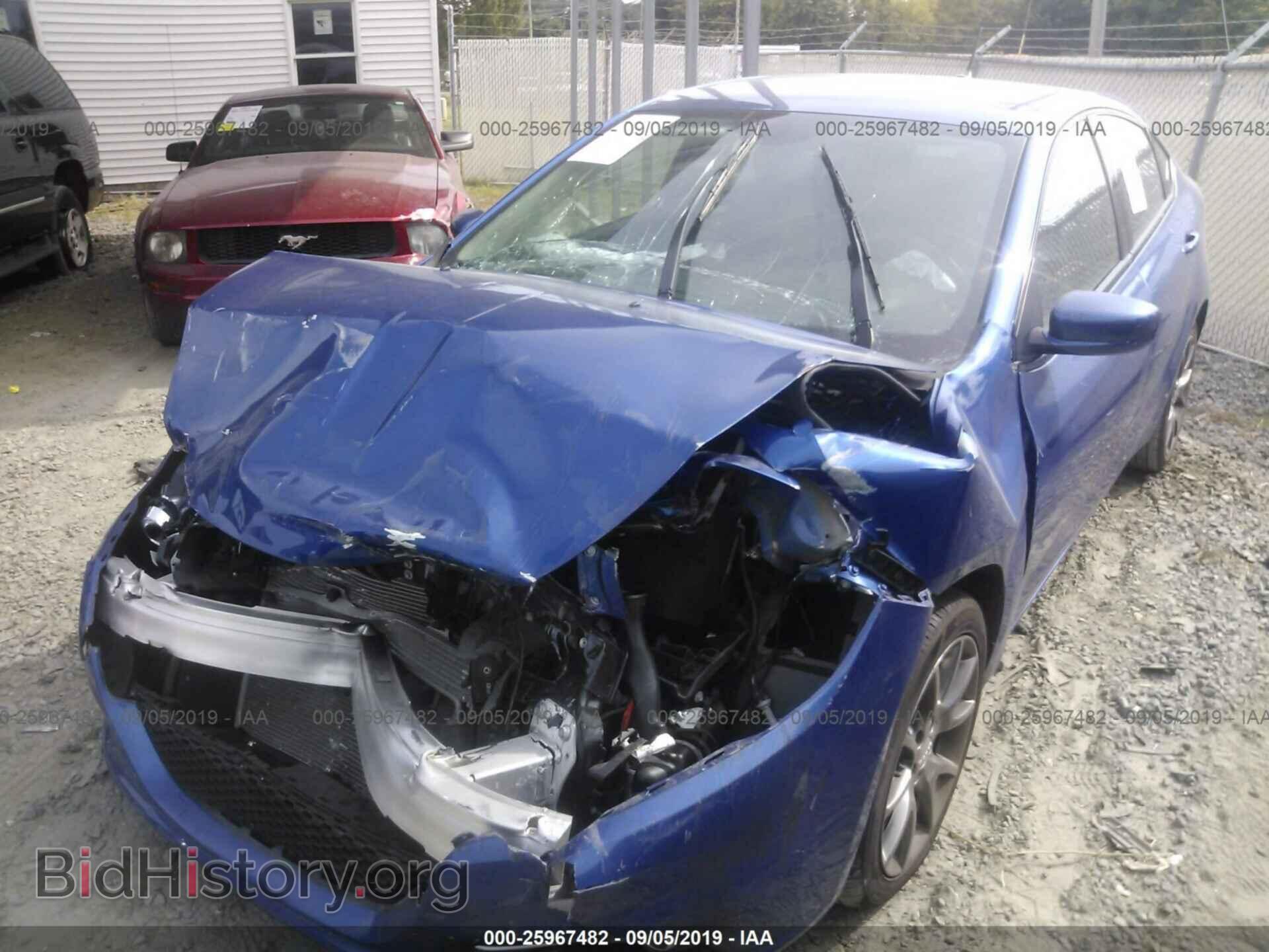 2013 DODGE DART - VIN: 1C3CDFBA4DD323335 - Фото 2