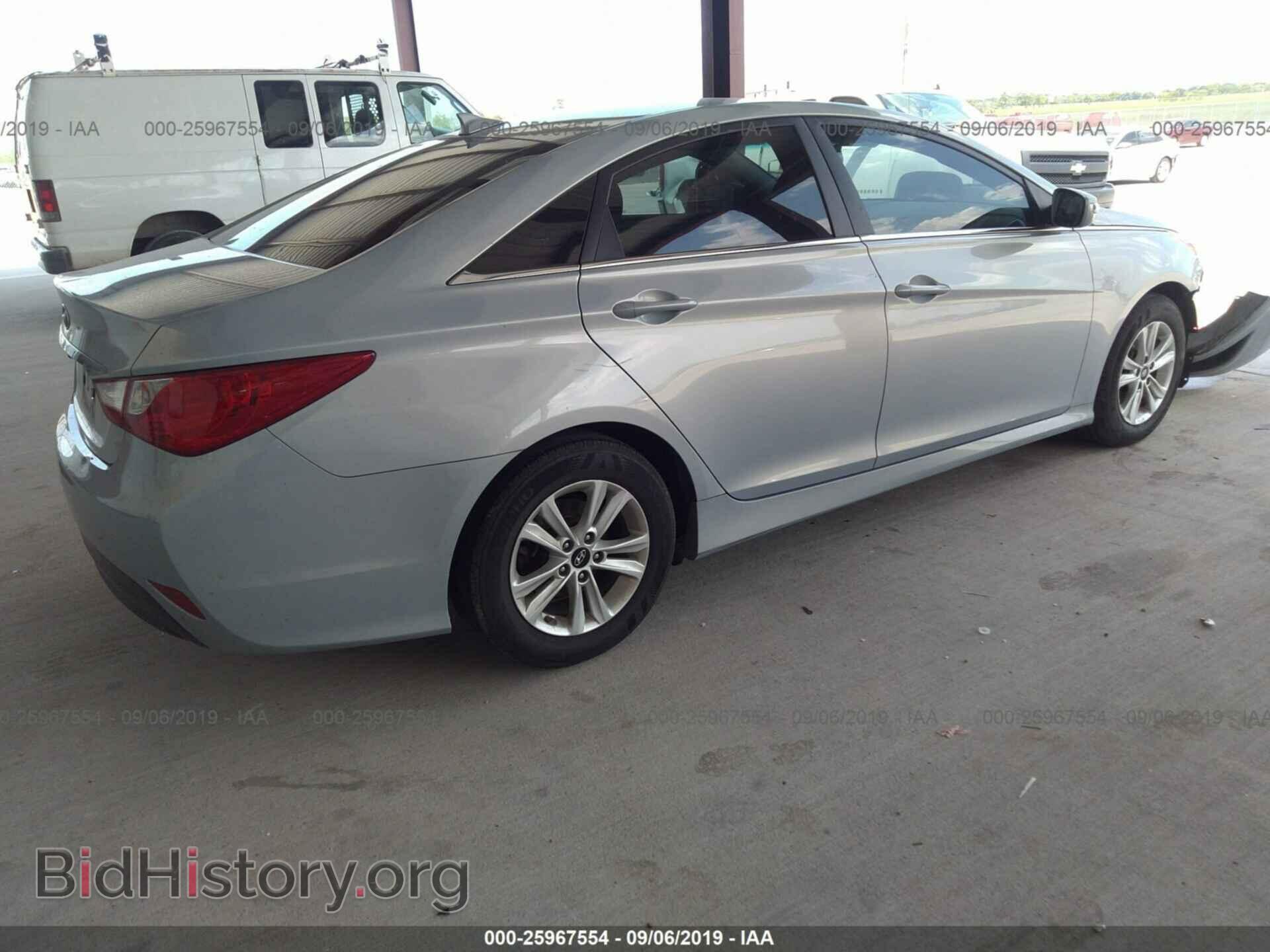 2014 HYUNDAI SONATA - VIN: 5NPEB4AC0EH855128 - Фото 4