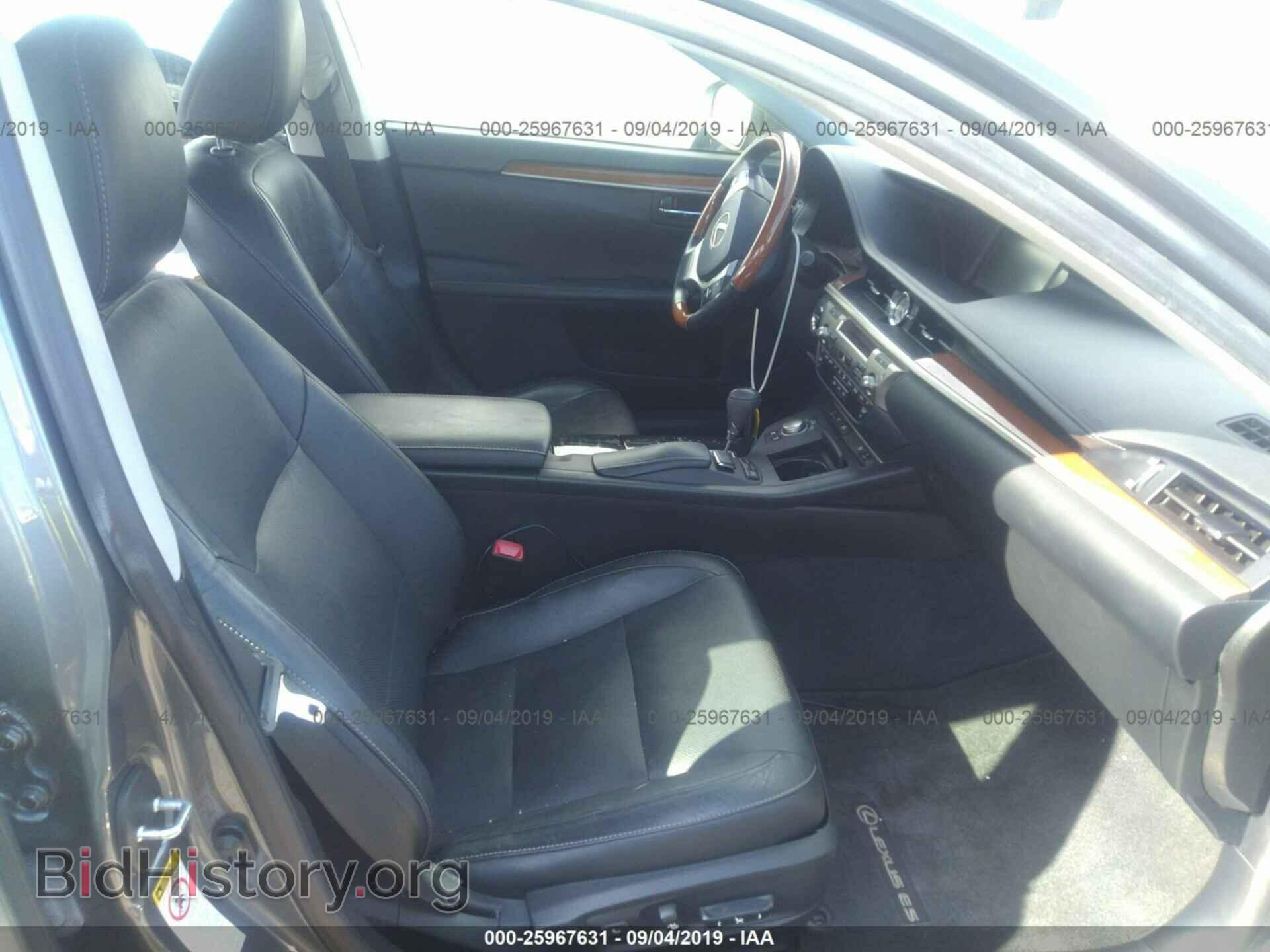 2013 LEXUS ES - VIN: JTHBW1GG4D2028067 - Фото 5