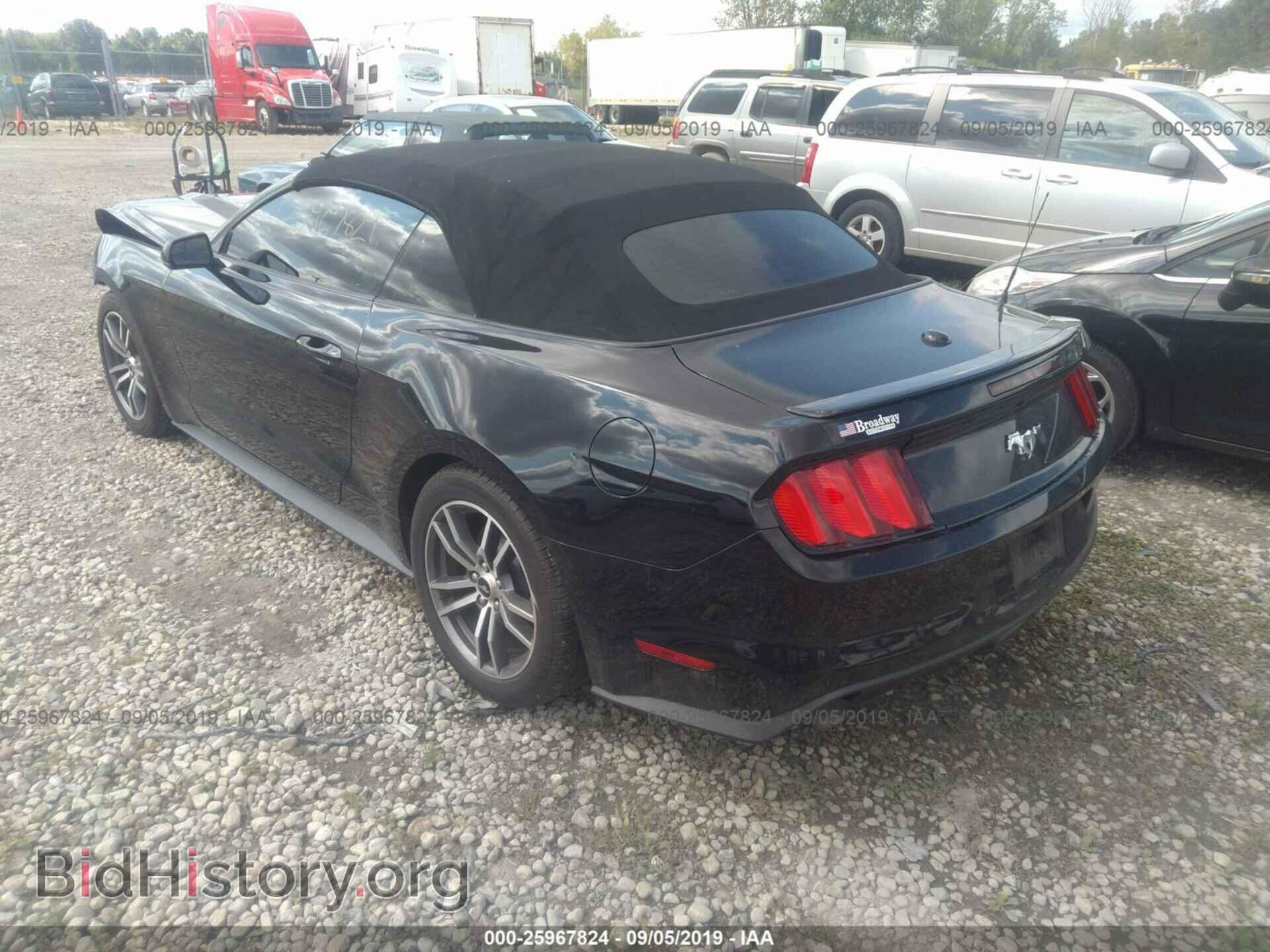 2016 FORD MUSTANG - VIN: 1FATP8UH2G5295564 - Фото 3