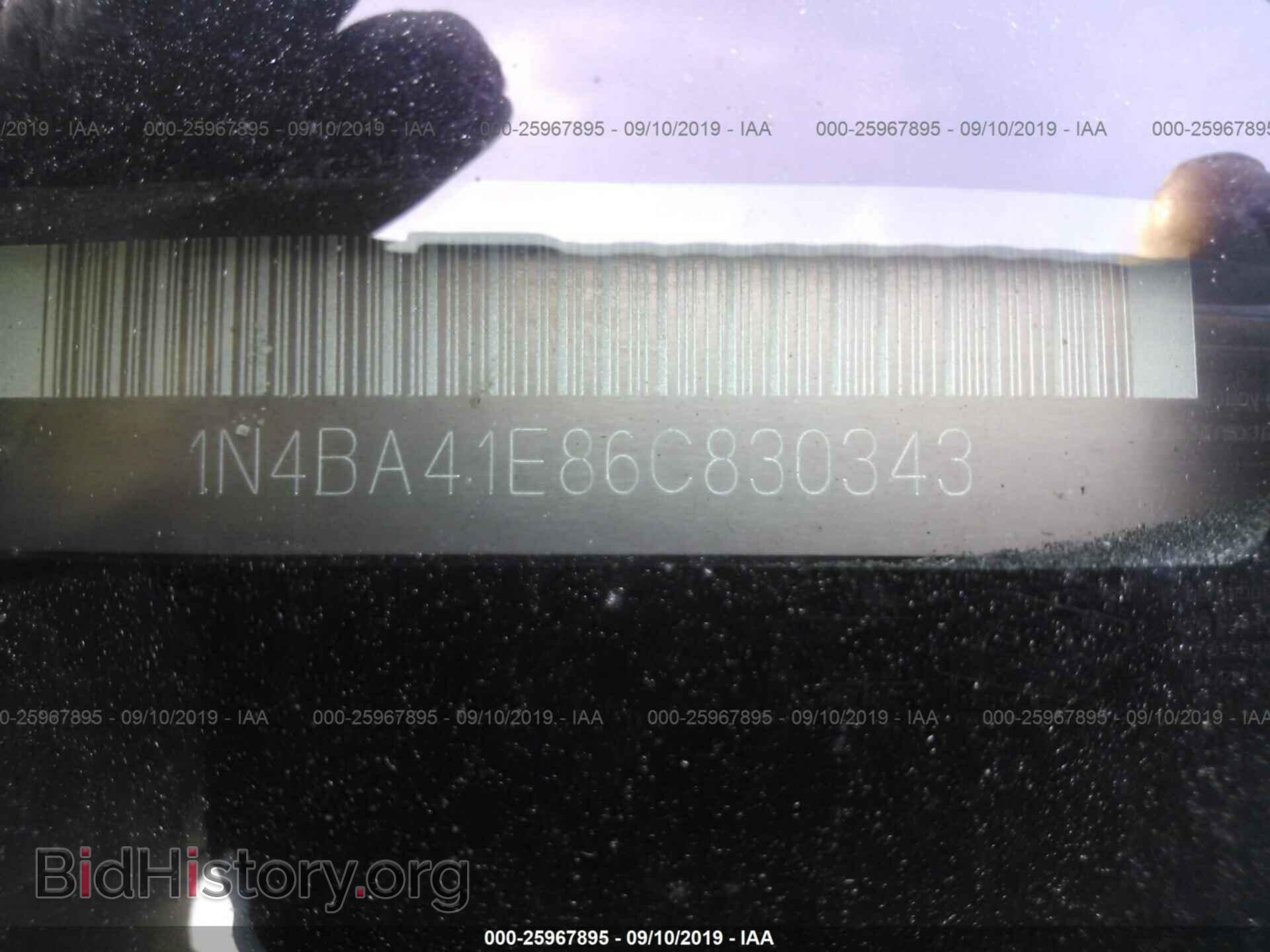 2006 NISSAN MAXIMA - VIN: 1N4BA41E86C830343 - Фото 9