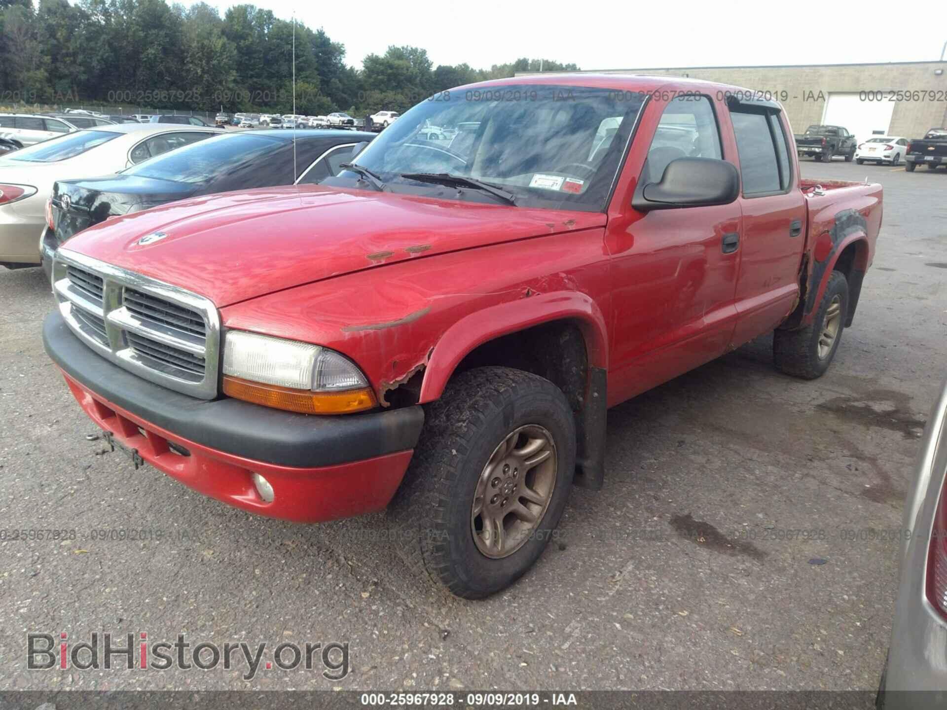 2004 DODGE DAKOTA - VIN: 1D7HG38KX4S560050 - Фото 2