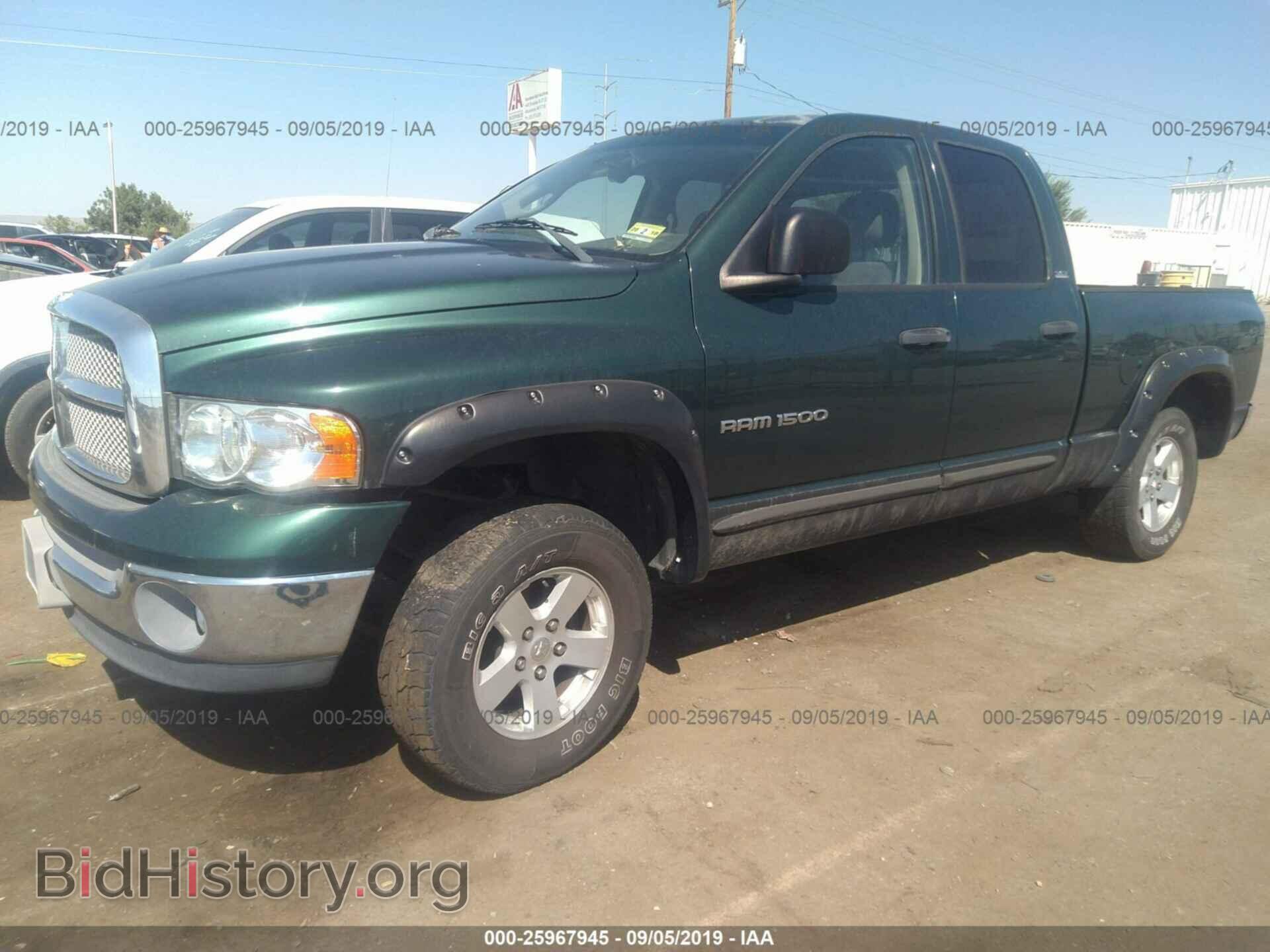 2002 DODGE RAM 1500 - VIN: 3D7HU18NX2G139781 - Фото 2