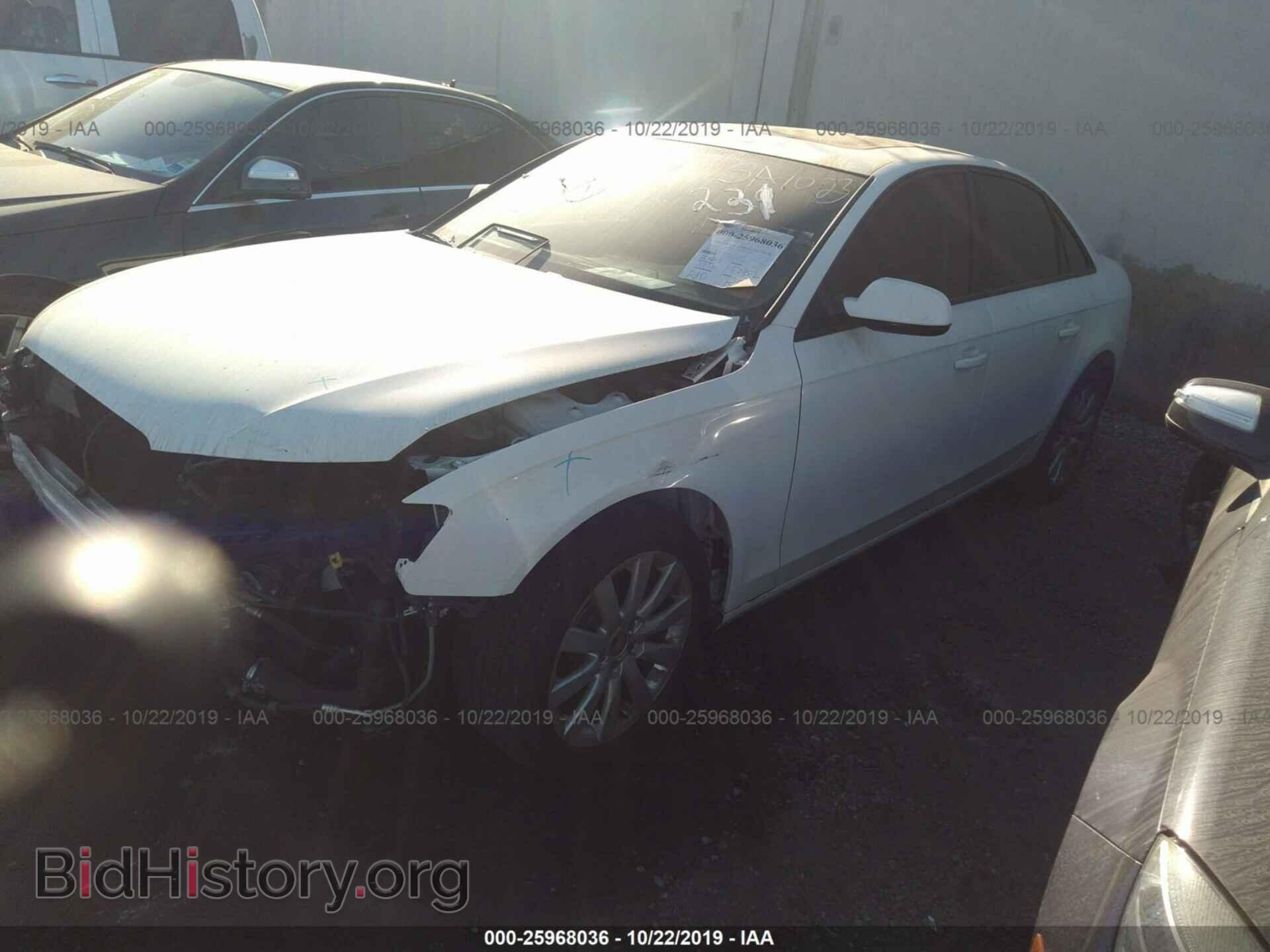 2012 AUDI A4 - VIN: WAUBFAFL2CA119971 - Photo 2