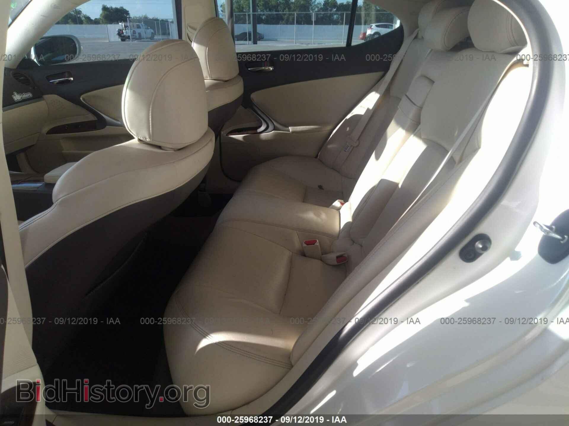 2012 LEXUS IS - VIN: JTHBF5C25C5176372 - Photo 8