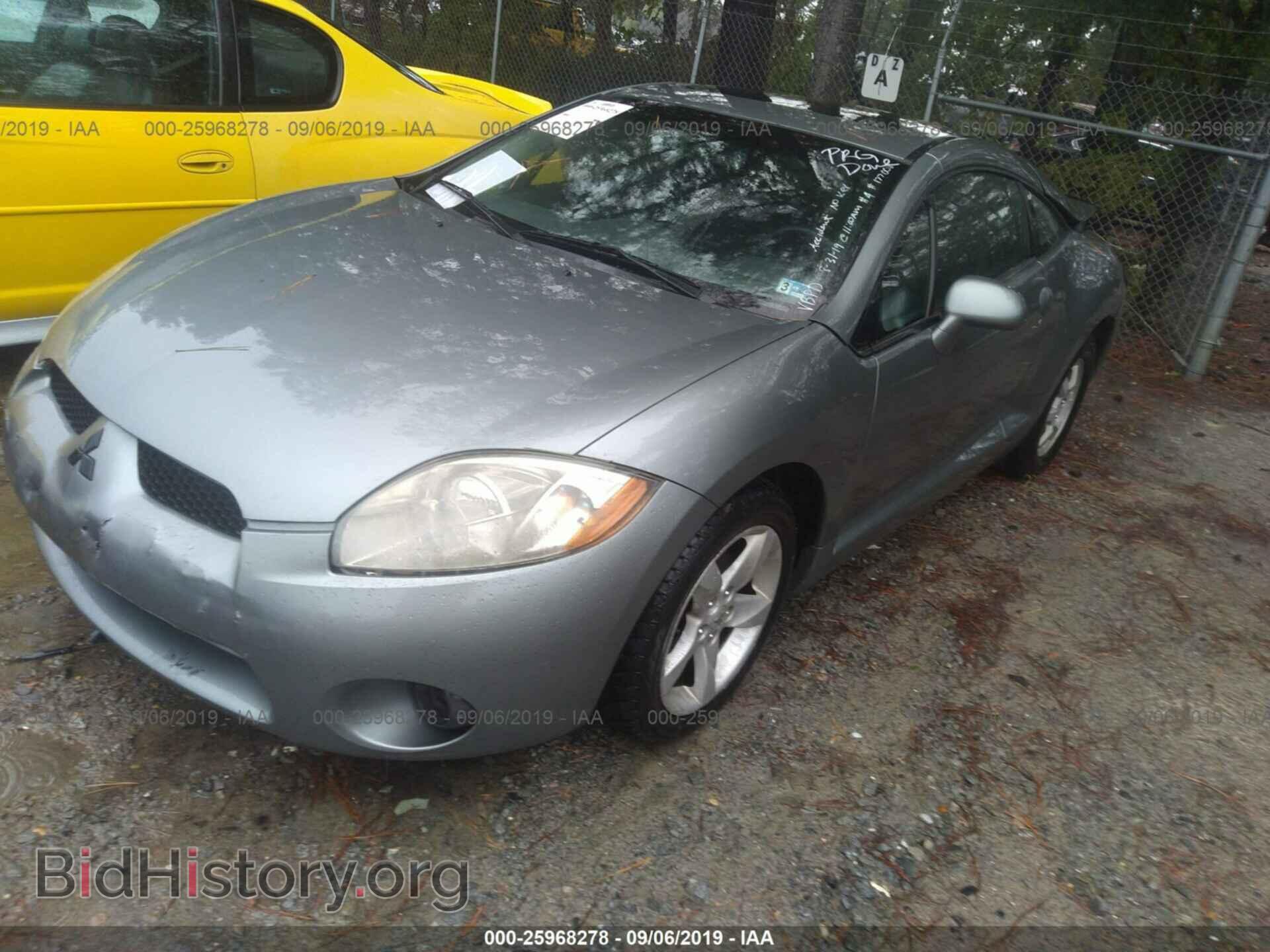 2007 MITSUBISHI ECLIPSE - VIN: 4A3AK24F37E002151 - Фото 2