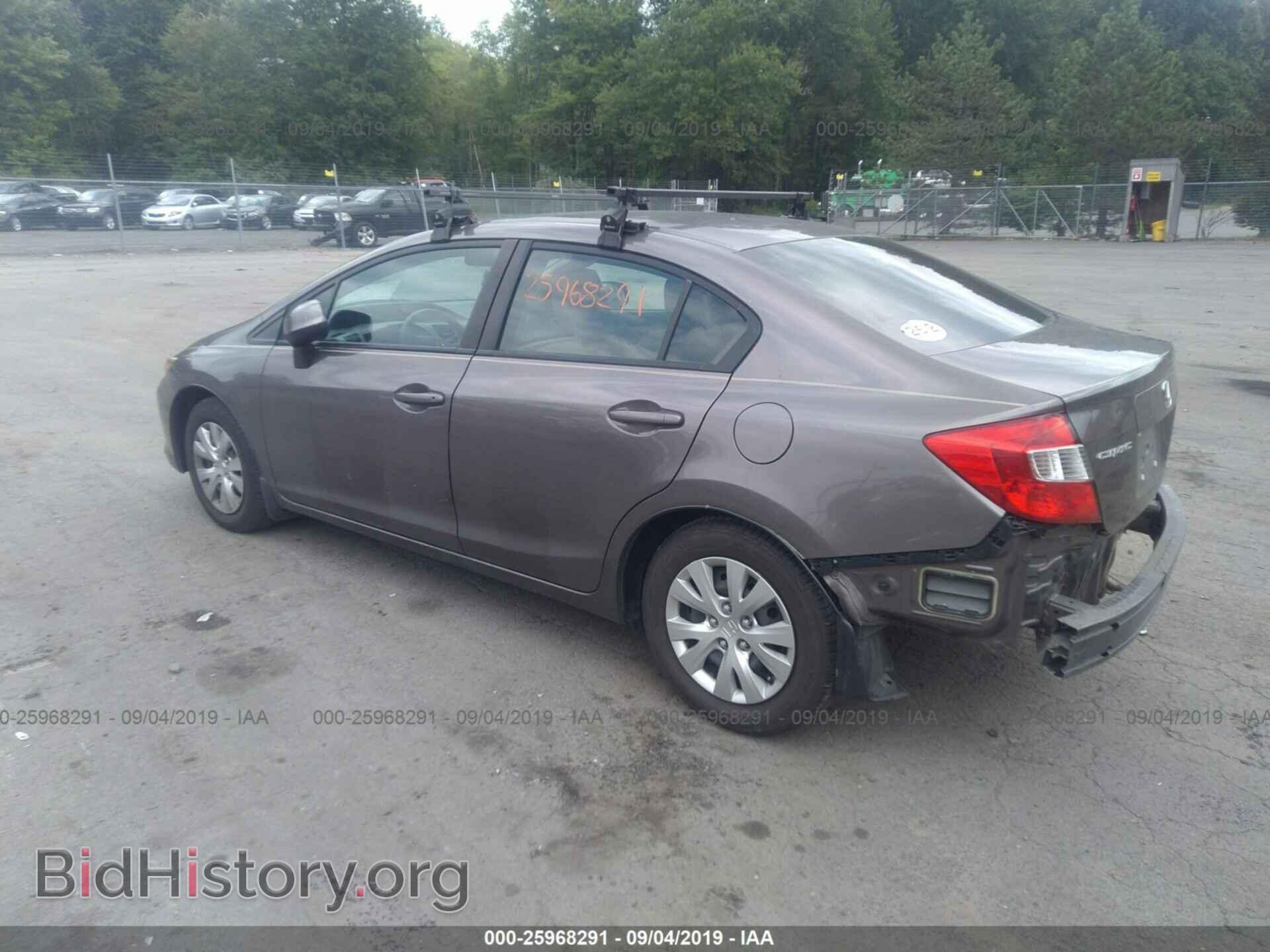 2012 HONDA CIVIC - VIN: 2HGFB2F55CH562464 - Фото 3