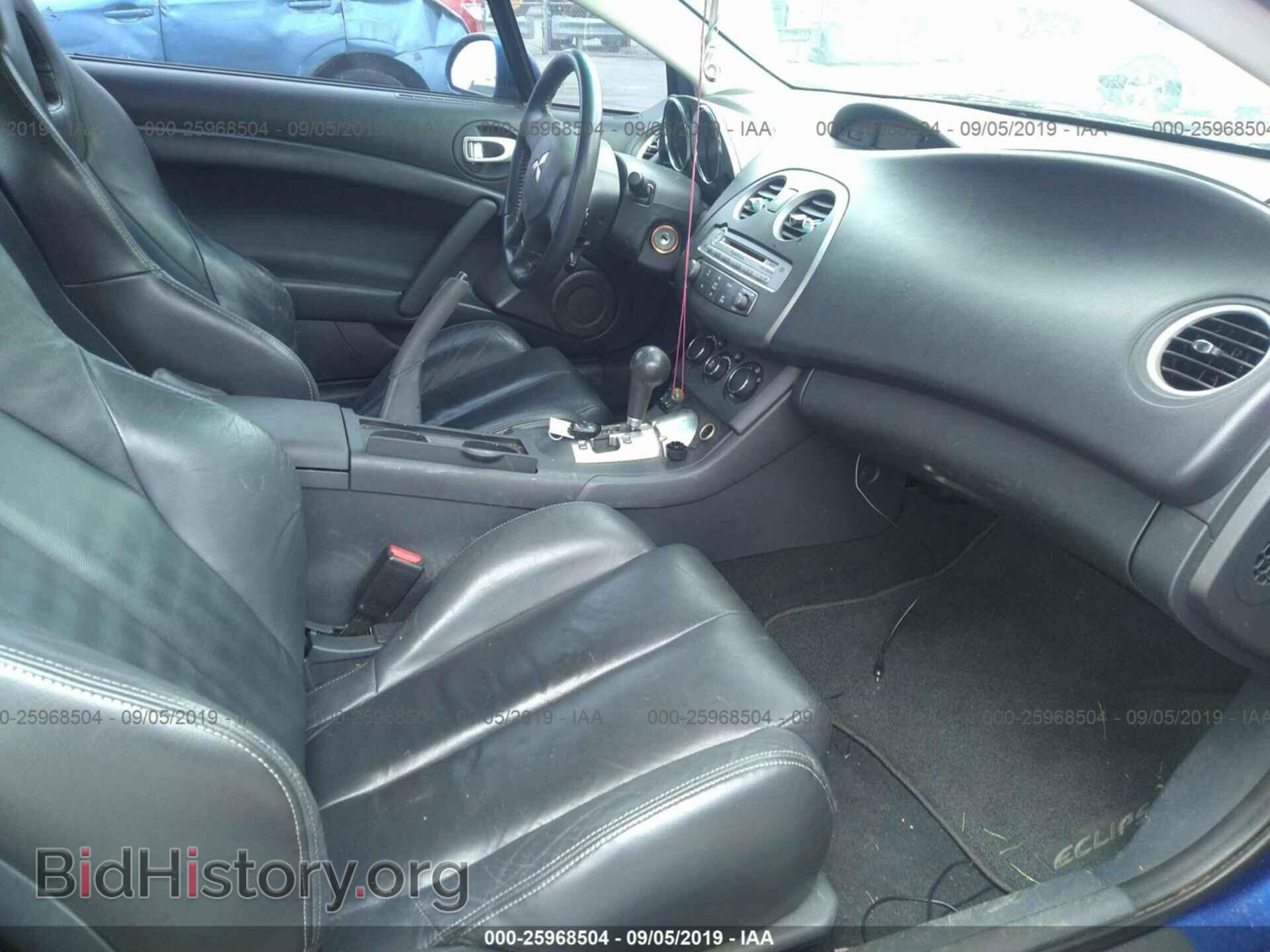 2006 MITSUBISHI ECLIPSE - VIN: 4A3AK34T86E023782 - Фото 5