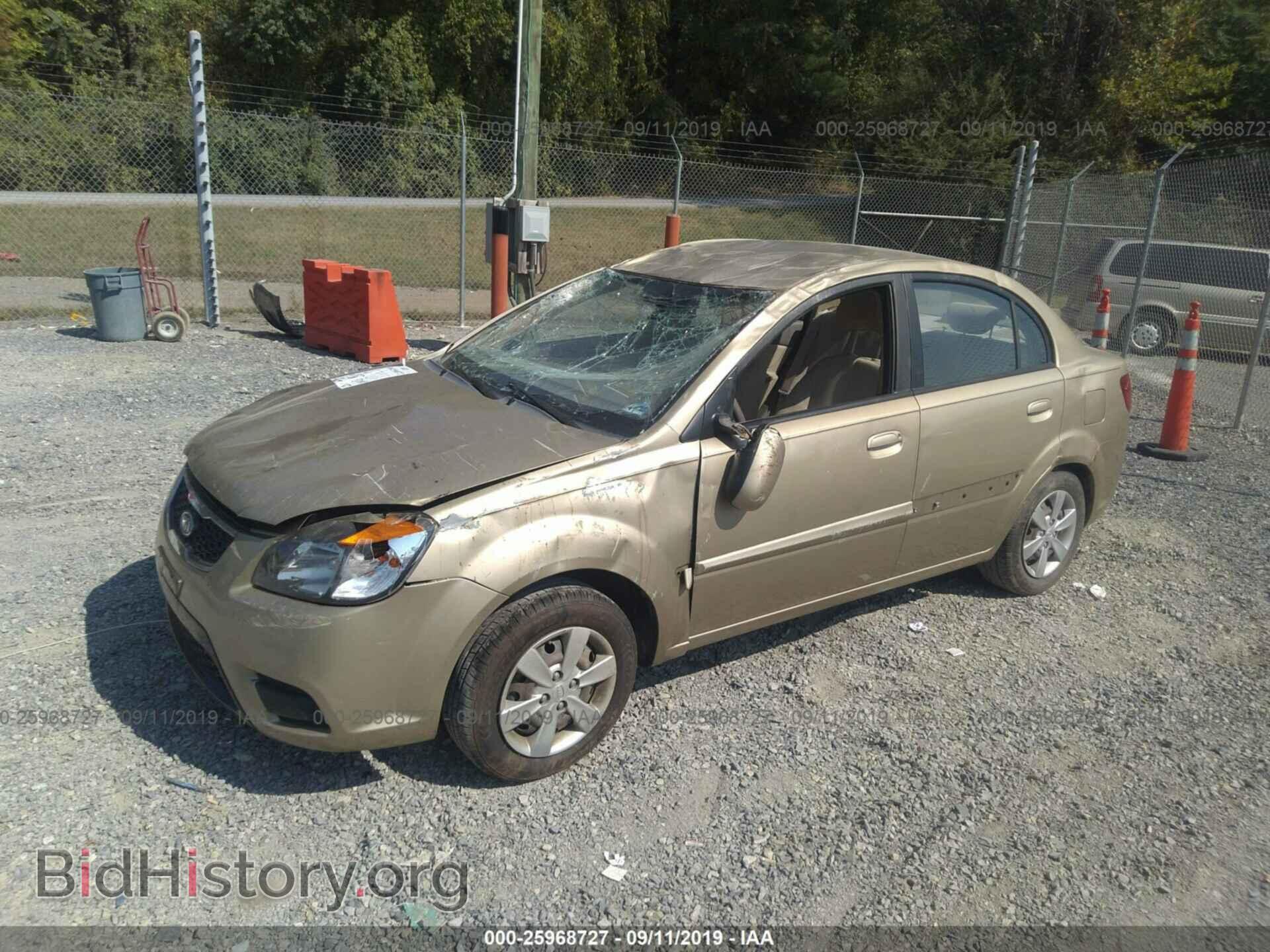 2011 KIA RIO - VIN: KNADH4A37B6925172 - Фото 2