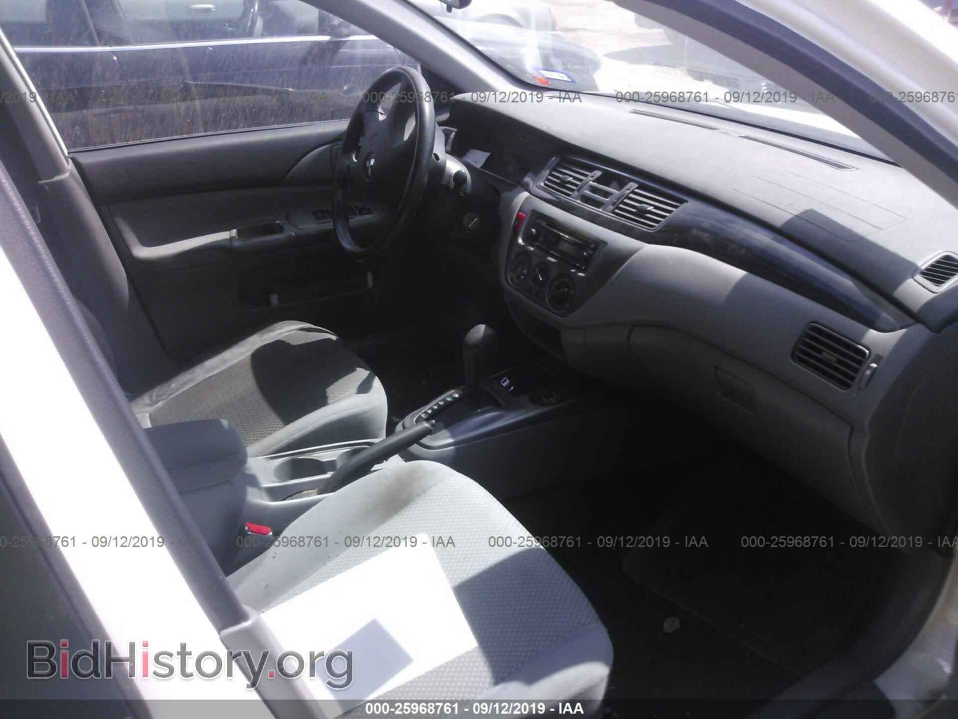 2006 MITSUBISHI LANCER - VIN: JA3AJ26E46U058077 - Фото 5