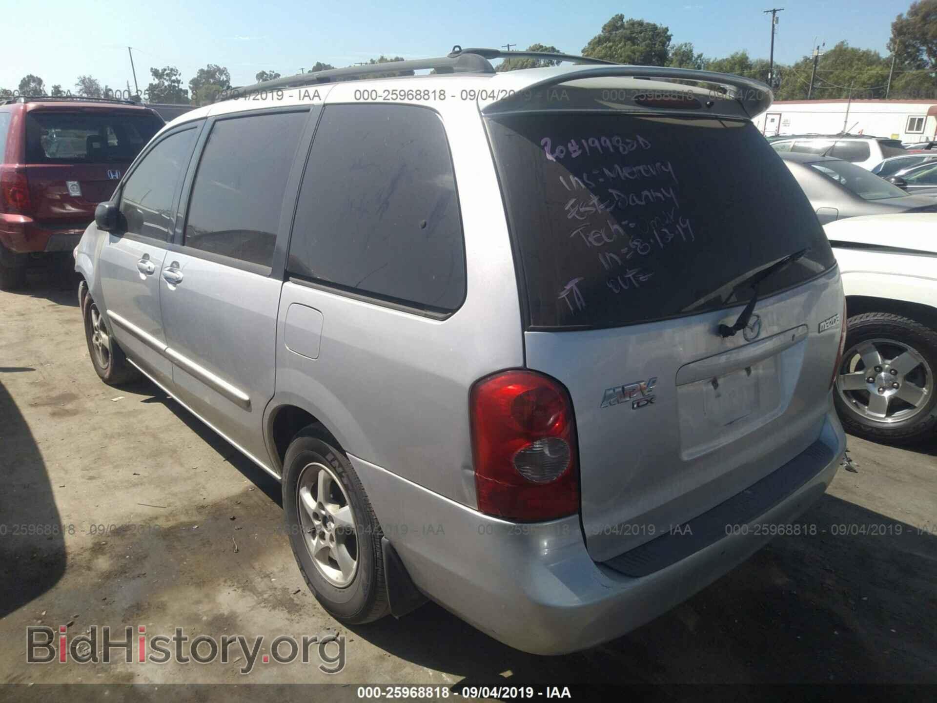 2002 MAZDA MPV - VIN: JM3LW28A320316345 - Фото 3