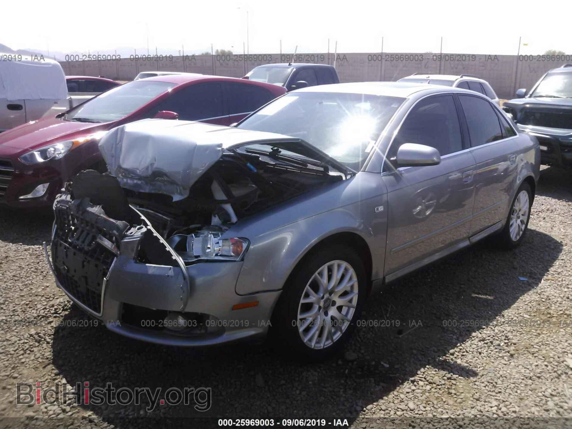 2008 AUDI A4 - VIN: WAUDF78E38A156223 - Фото 2