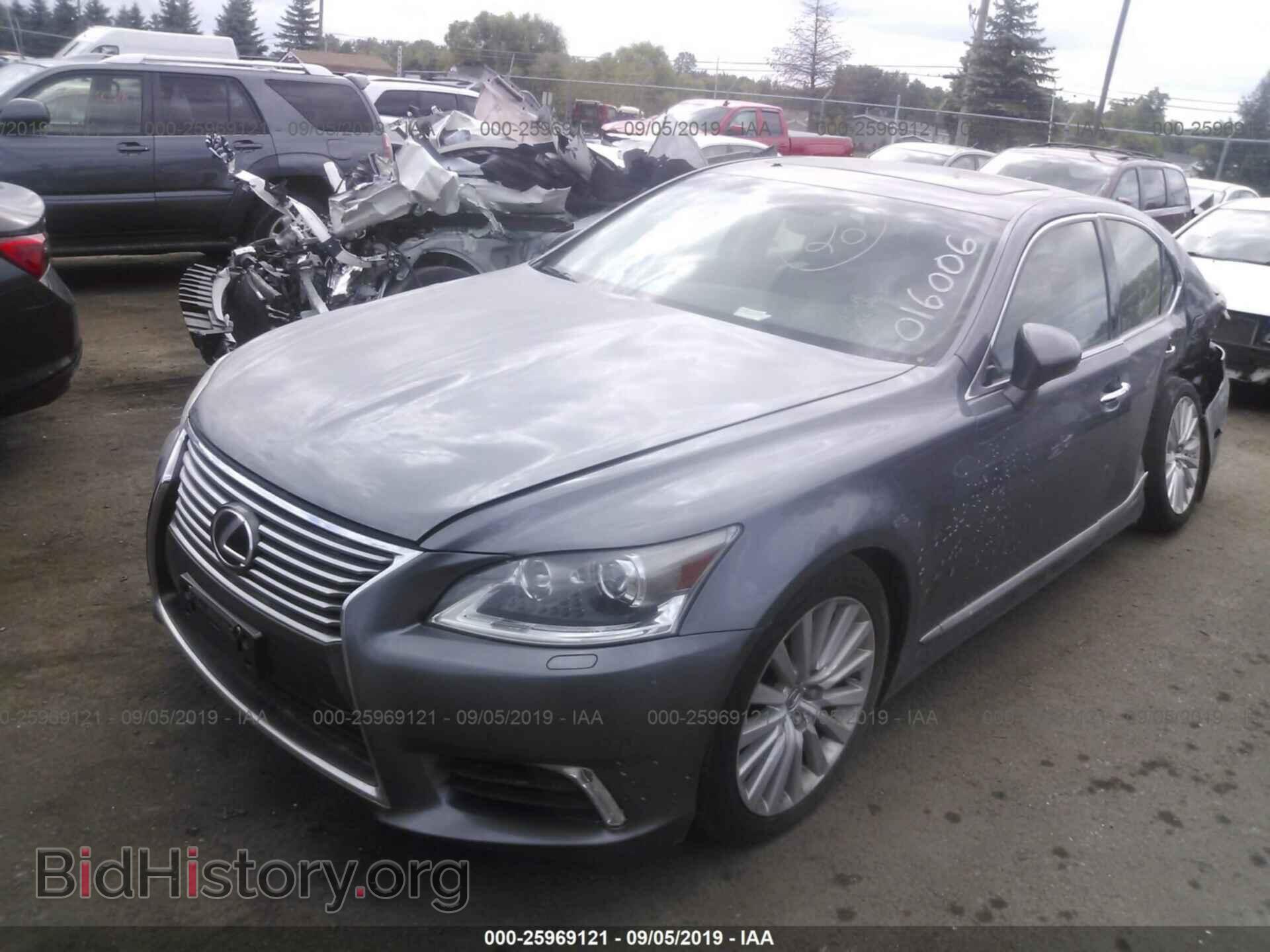 2013 LEXUS LS - VIN: JTHCL5EF5D5016006 - Фото 2