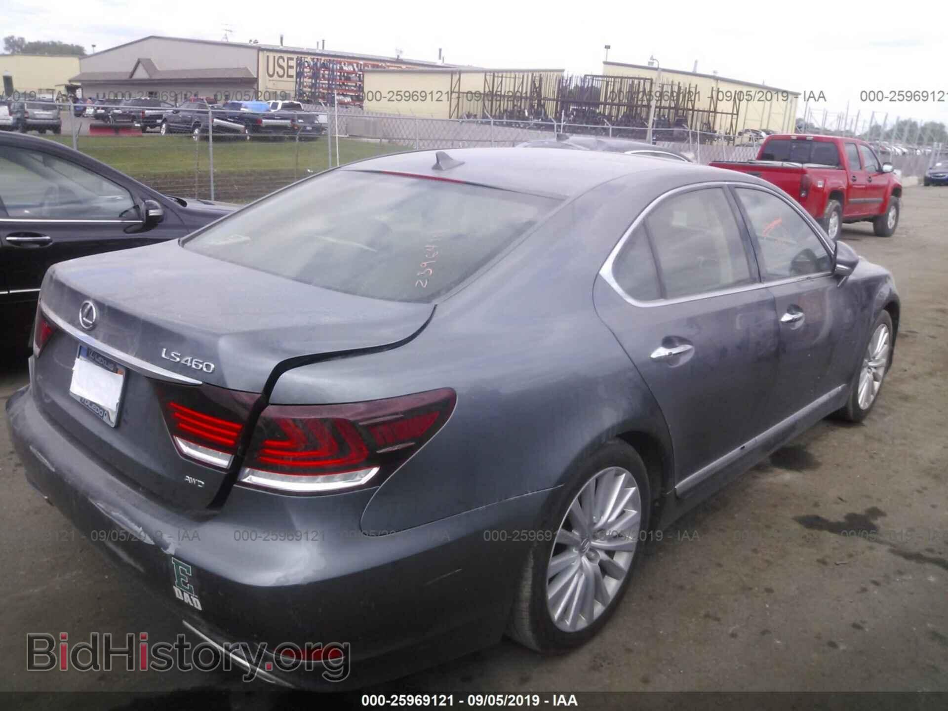 2013 LEXUS LS - VIN: JTHCL5EF5D5016006 - Фото 4
