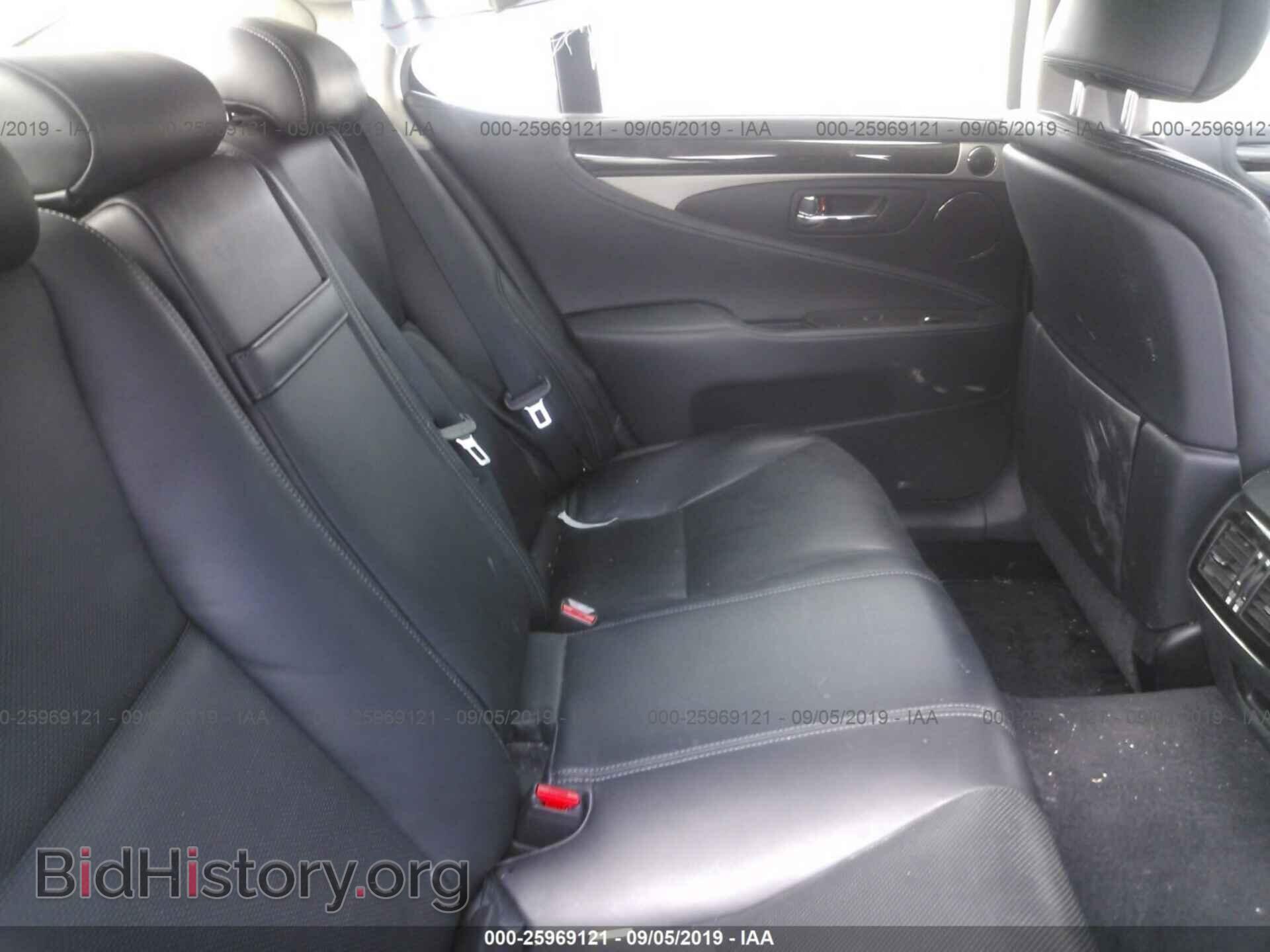 2013 LEXUS LS - VIN: JTHCL5EF5D5016006 - Фото 8