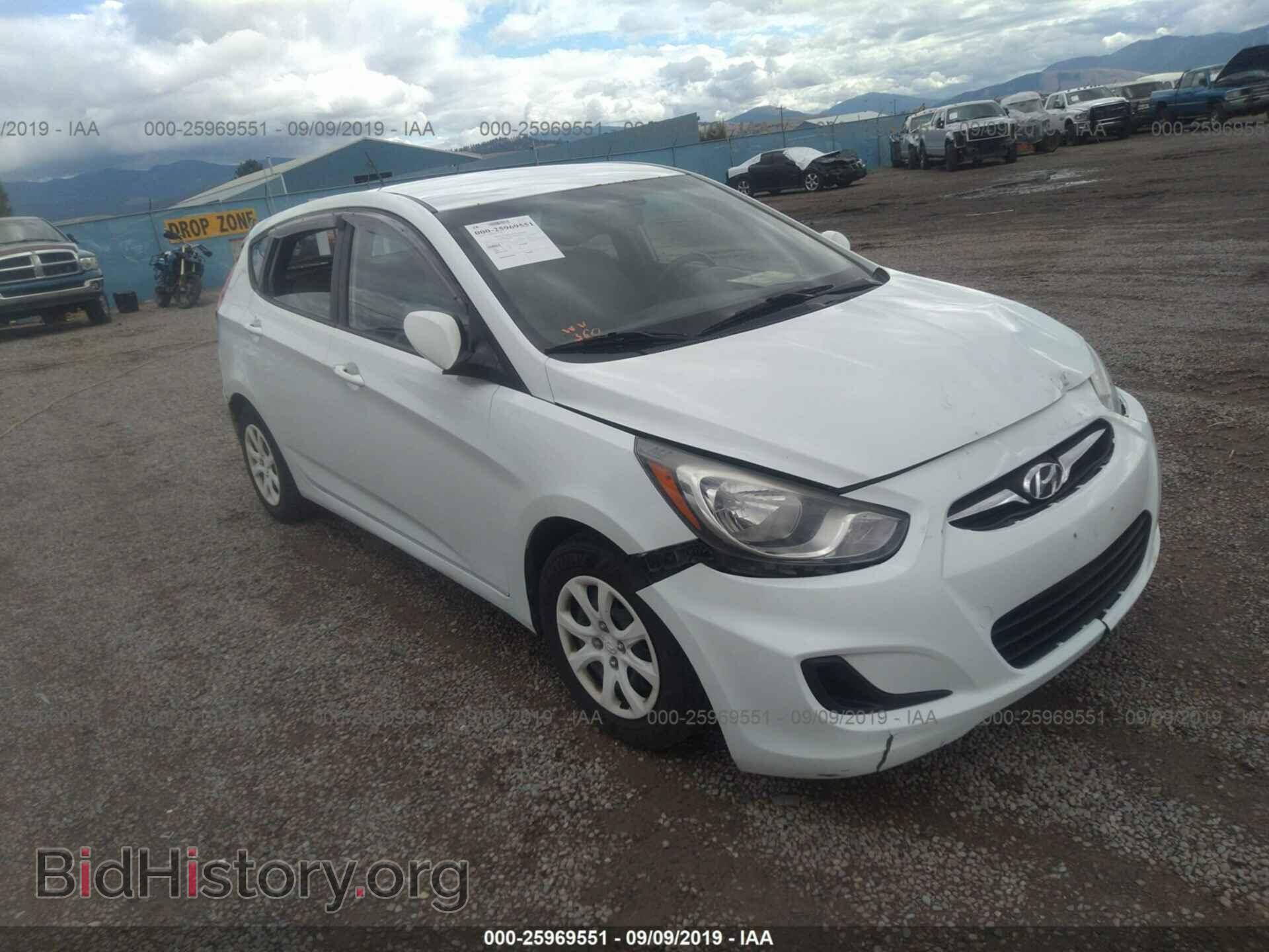 Photo KMHCT5AE6CU042242 - HYUNDAI ACCENT 2012