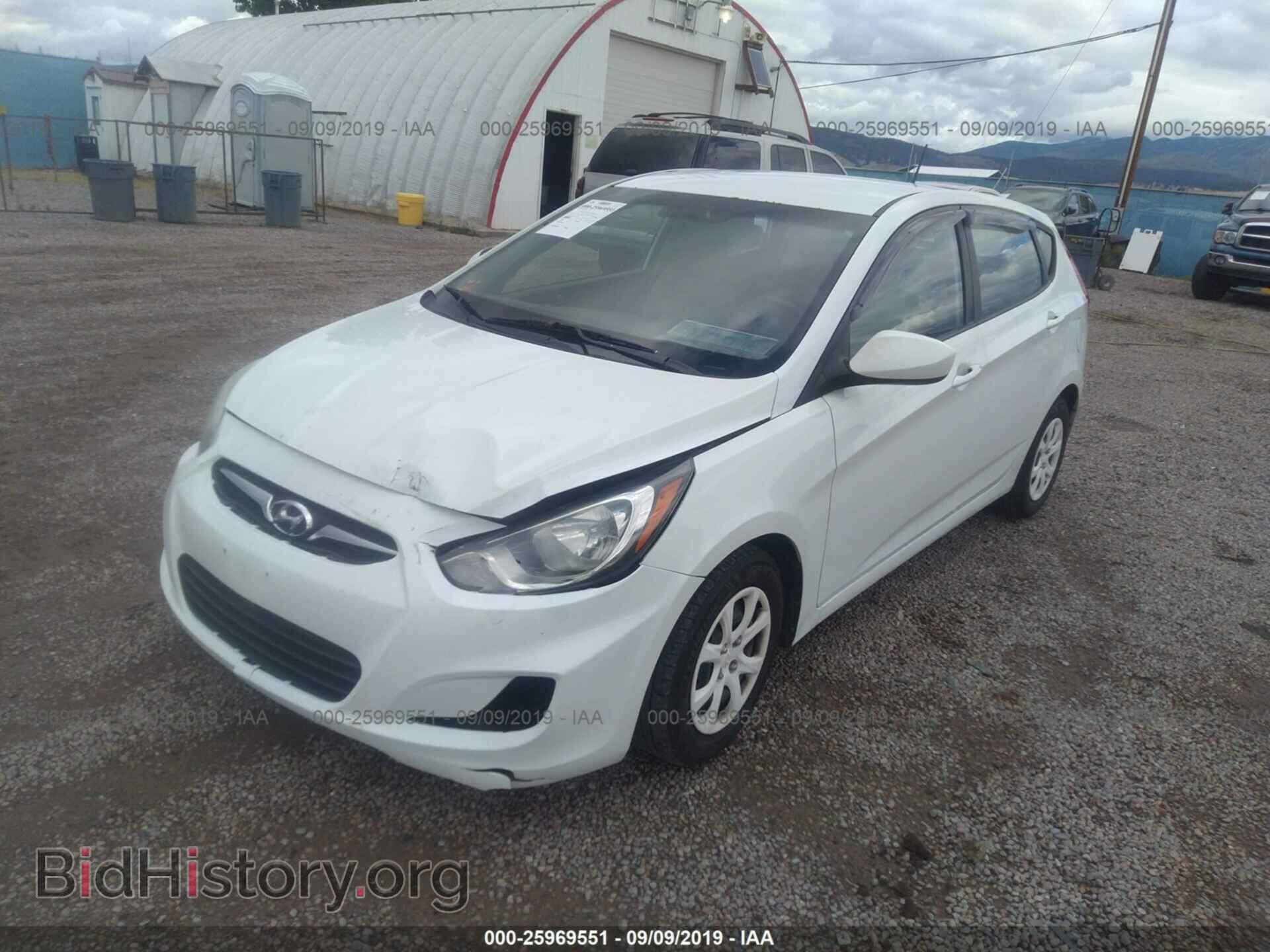 2012 HYUNDAI ACCENT - VIN: KMHCT5AE6CU042242 - Фото 2
